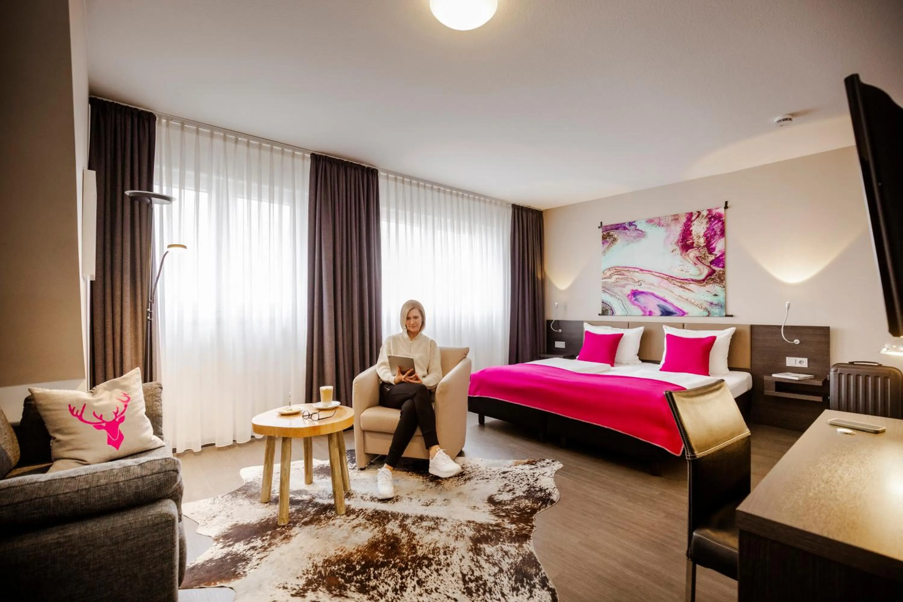 Bed in Altstadt-Hotel Bielefeld