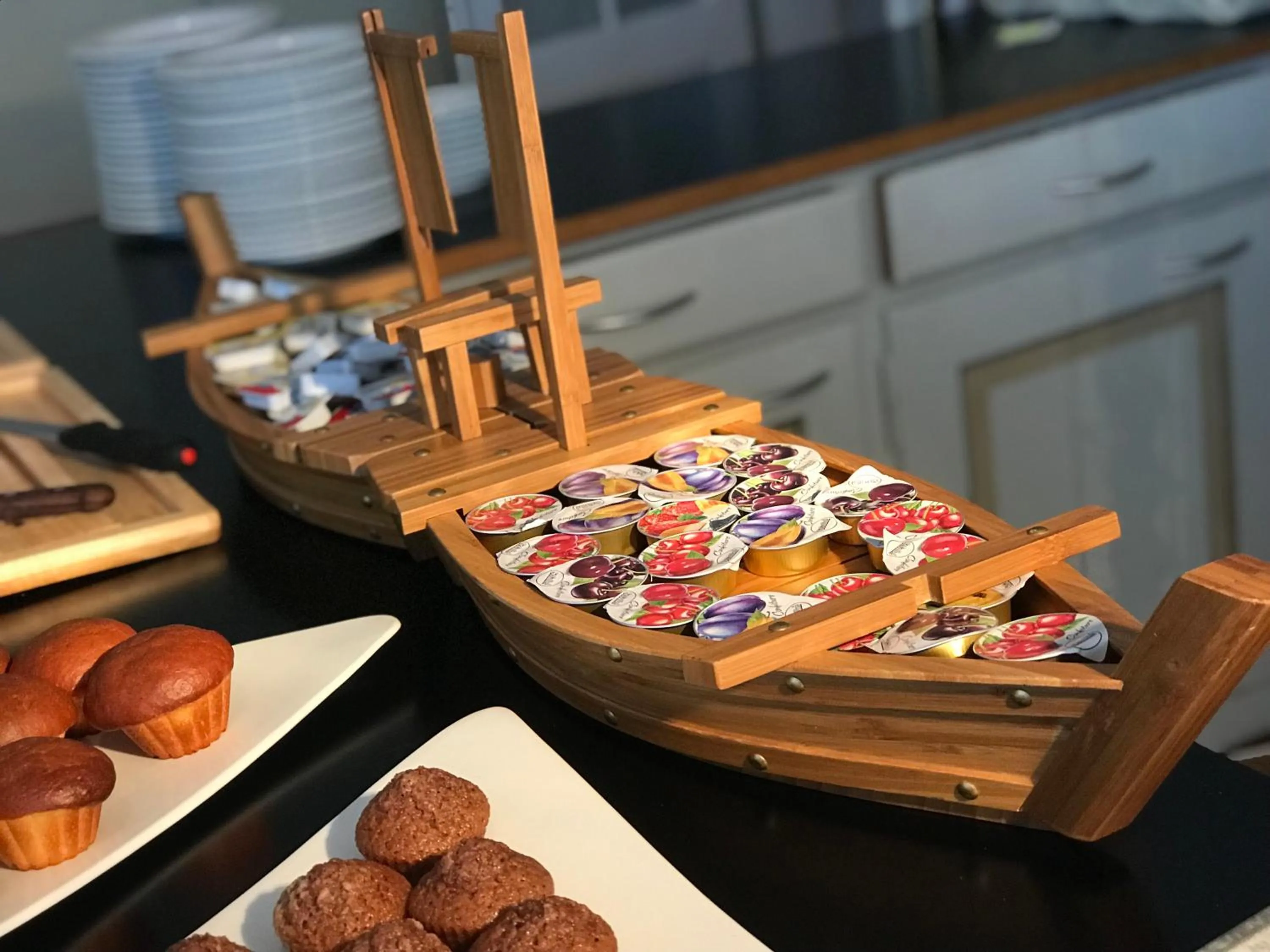 Buffet breakfast in Parkhotel Bellevue Budget