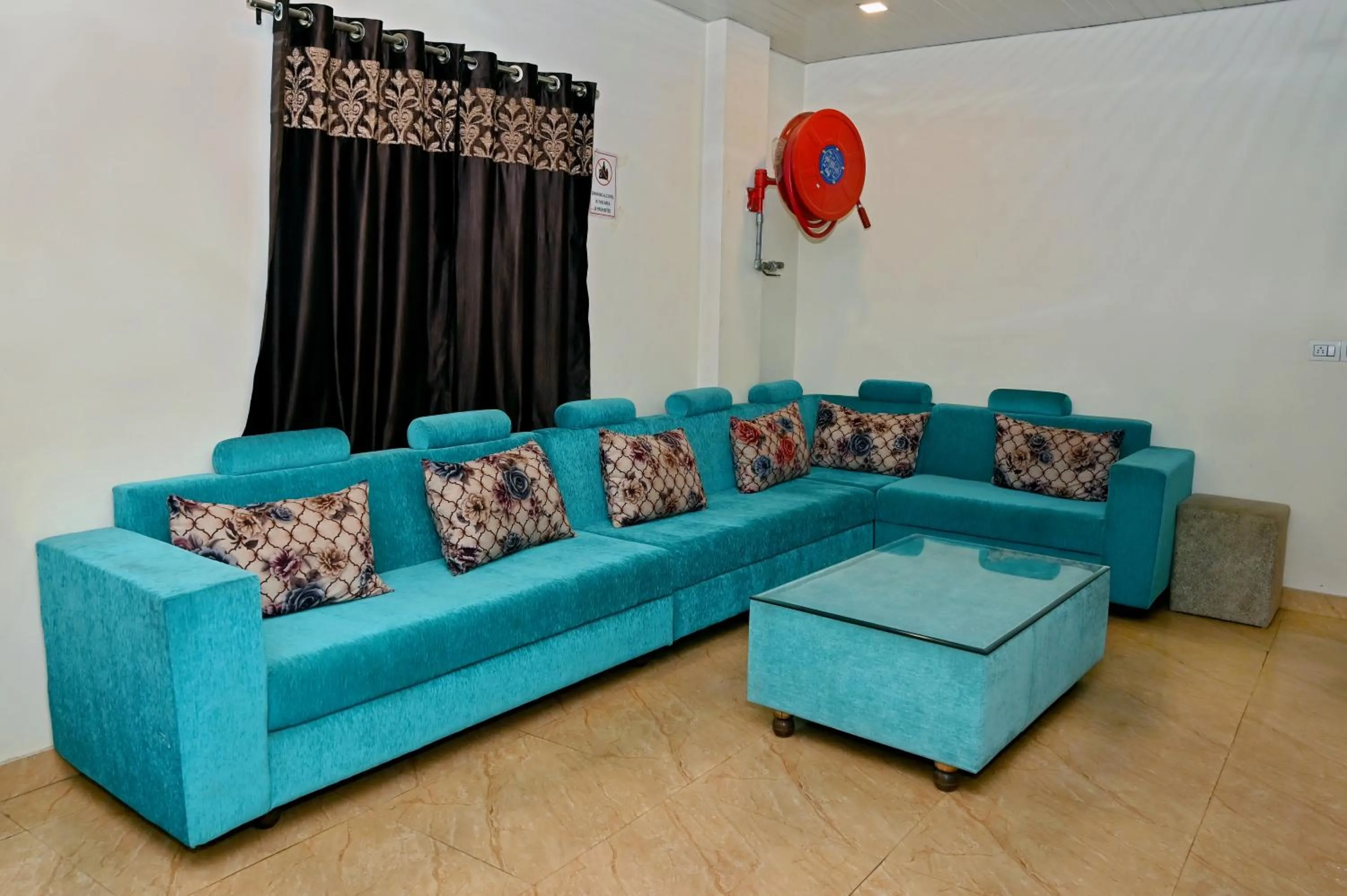 Seating area in TRPOTELS Sudarshan