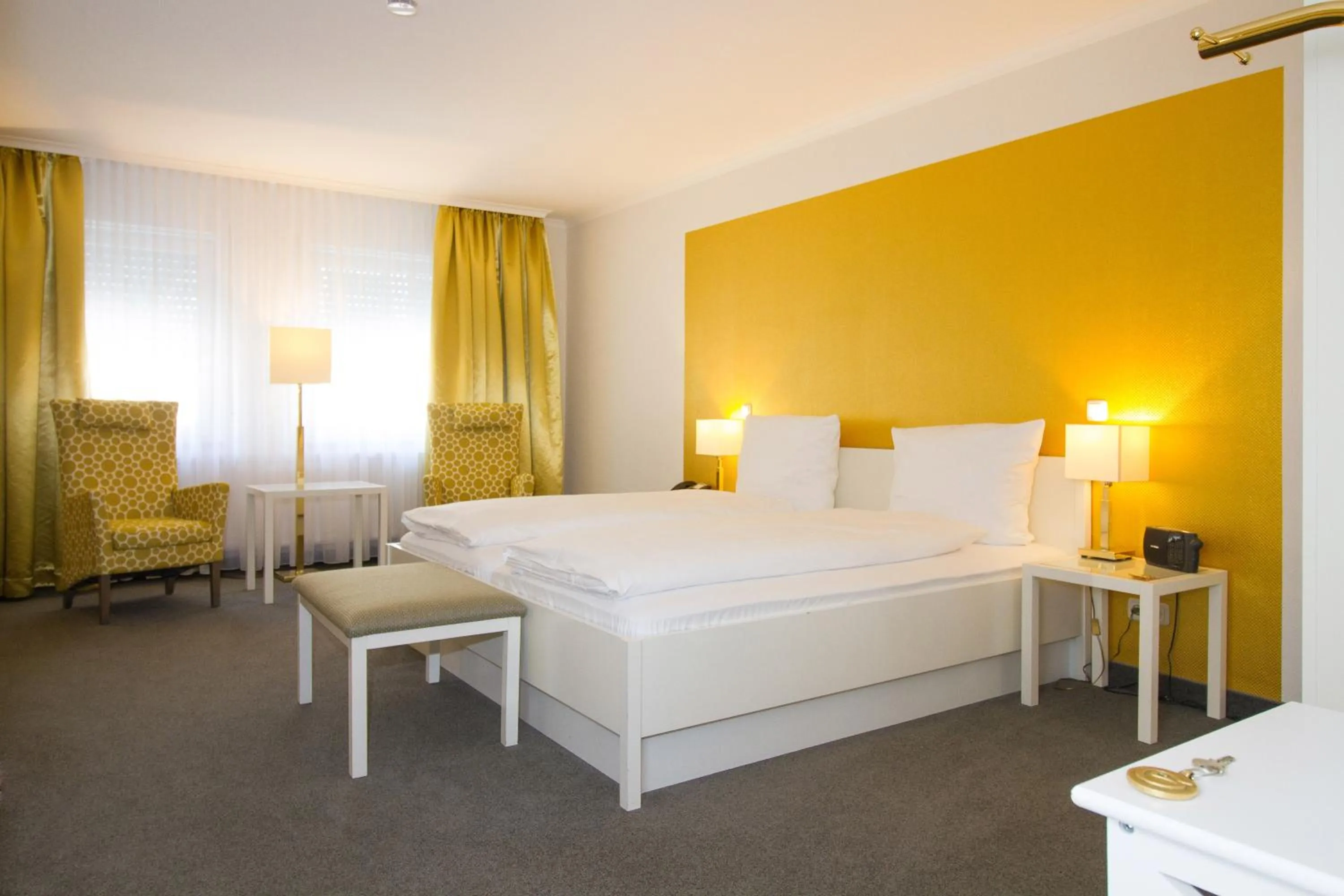 Bed in Romantik Hotel Schubert