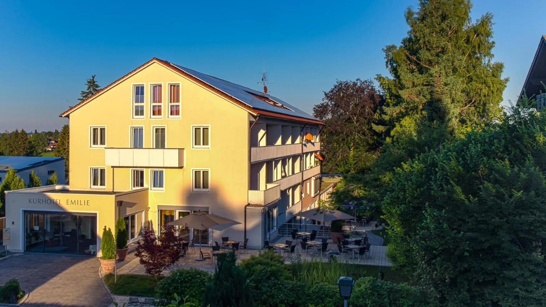 Bird's eye view in Kneipp-Kurhotel Emilie