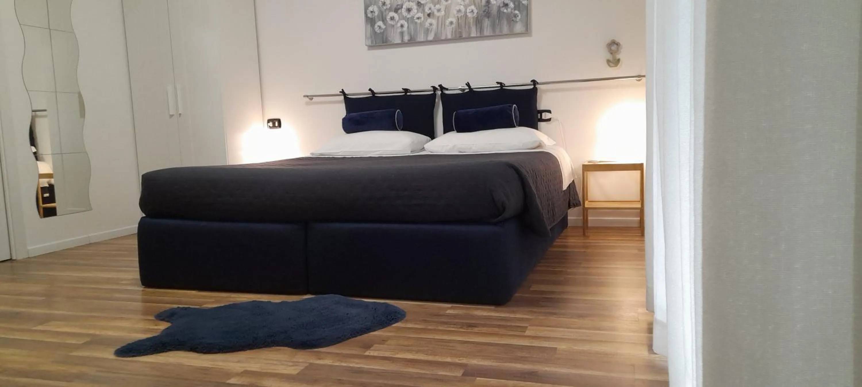 Bed in Cristel Malpensa apartment