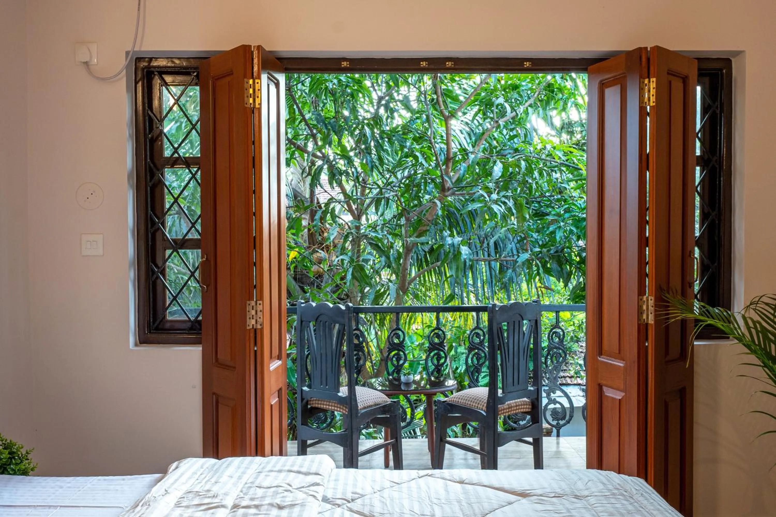 View (from property/room) in Villa Barbosa, 2 BHK Villa & Luxury Rooms near Colva, Sernabatim, Benaulim Beach