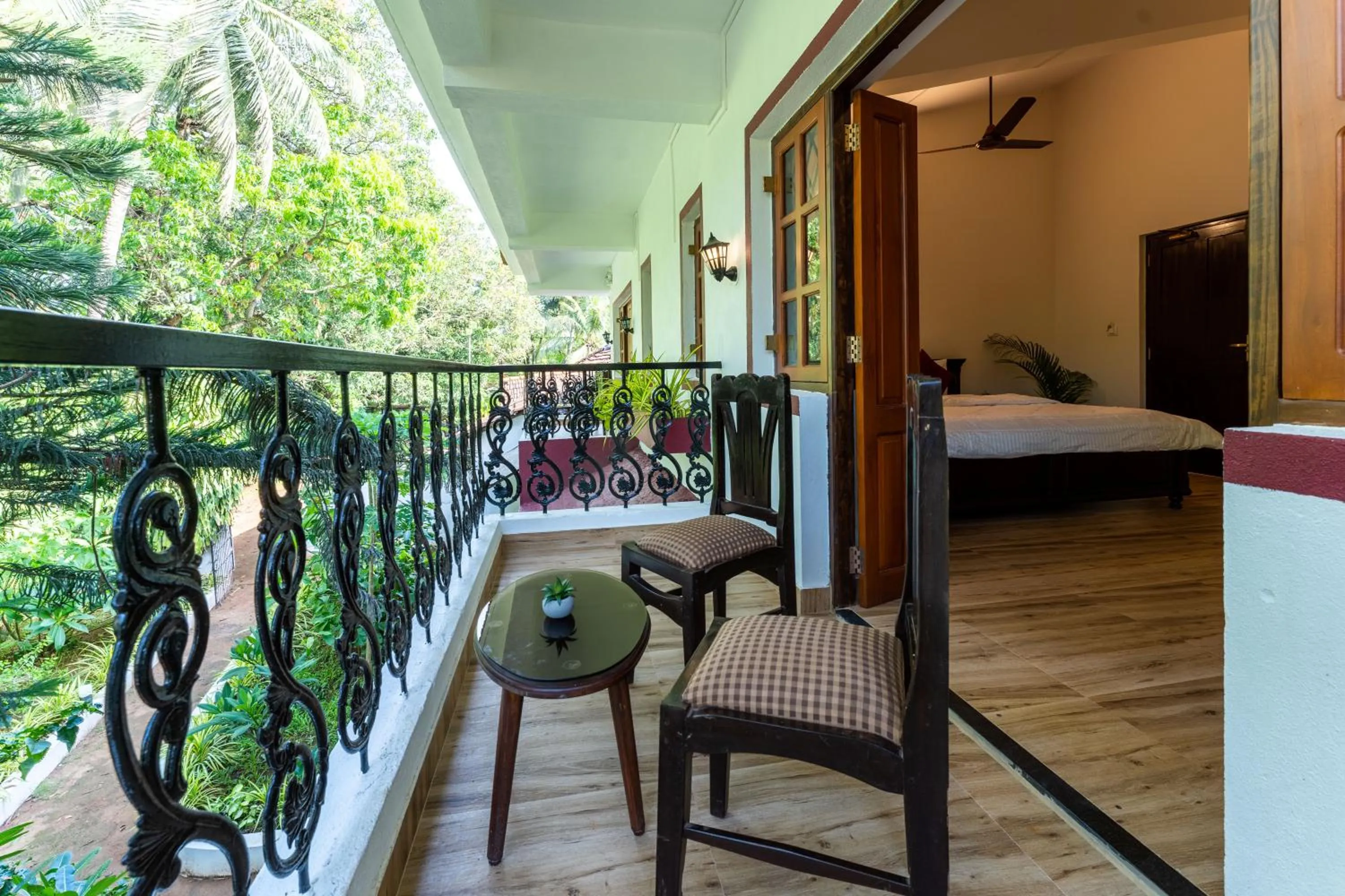 Balcony/Terrace in Villa Barbosa, 2 BHK Villa & Luxury Rooms near Colva, Sernabatim, Benaulim Beach