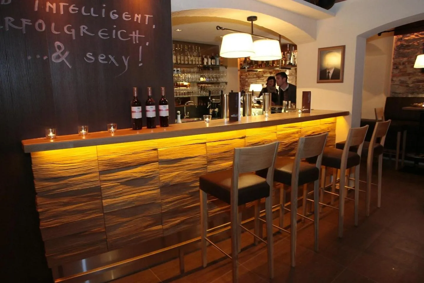 Lounge or bar in Gasthof Deutscher Adler und Hotel Puchtler