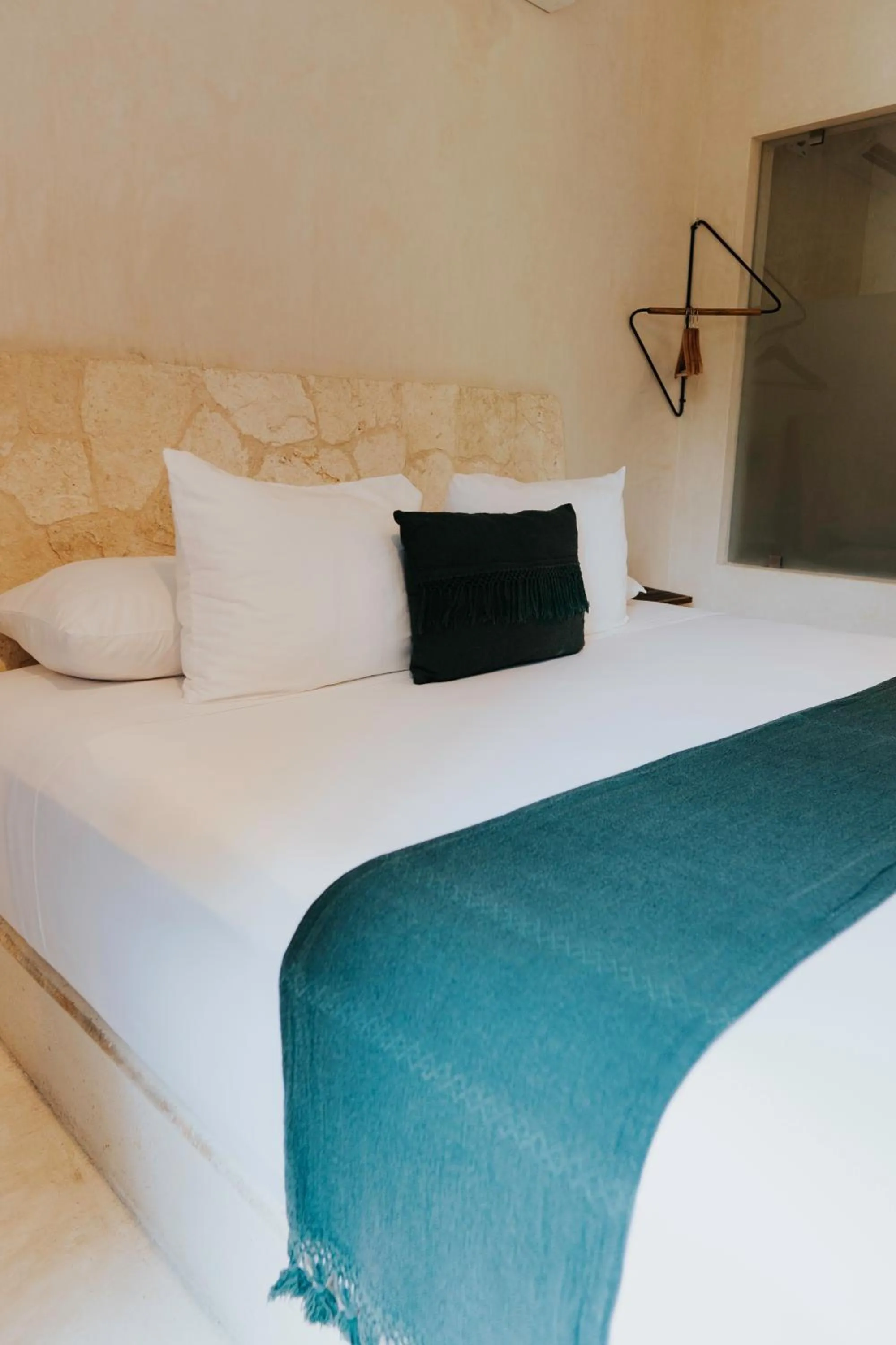 Bed in Koos Tulum Hotel