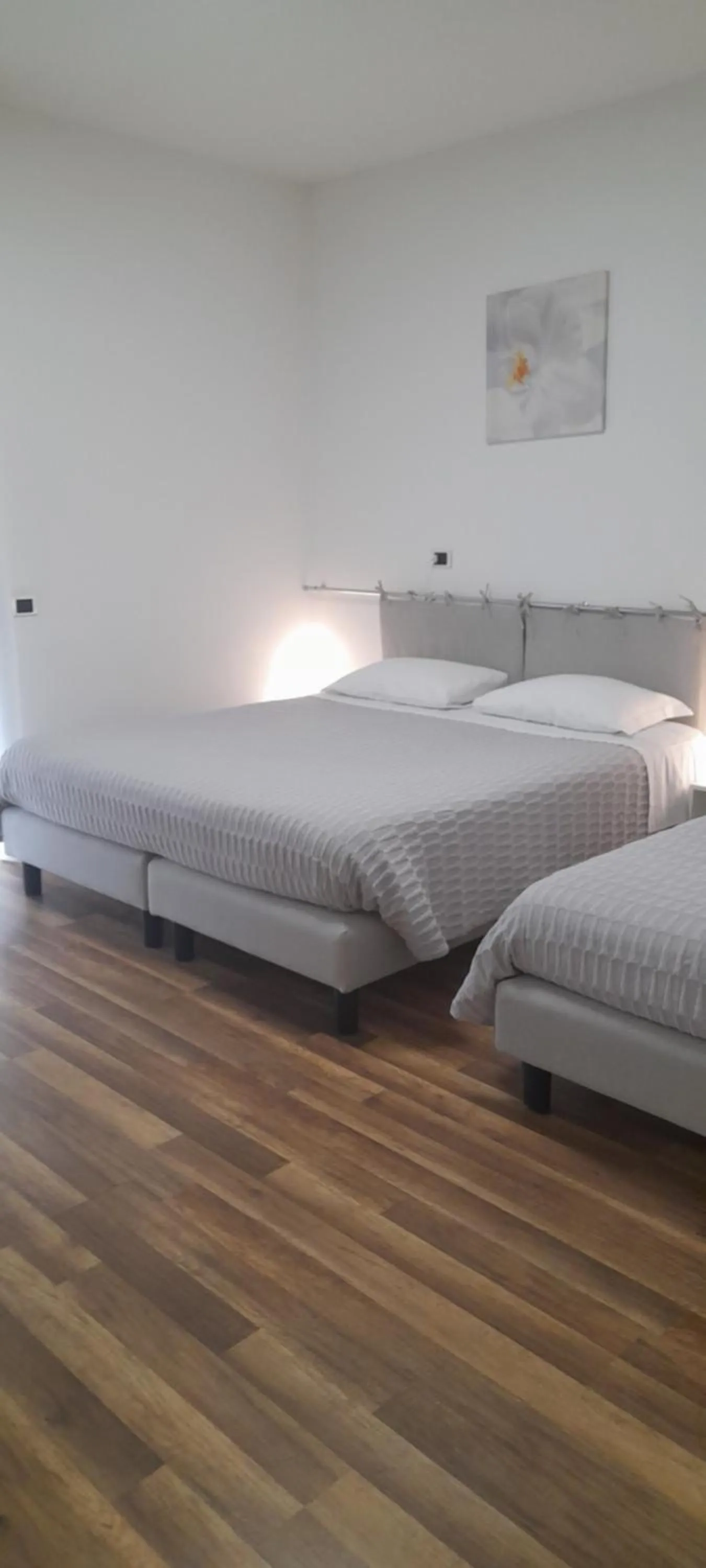 Bed in Cristel malpensa room