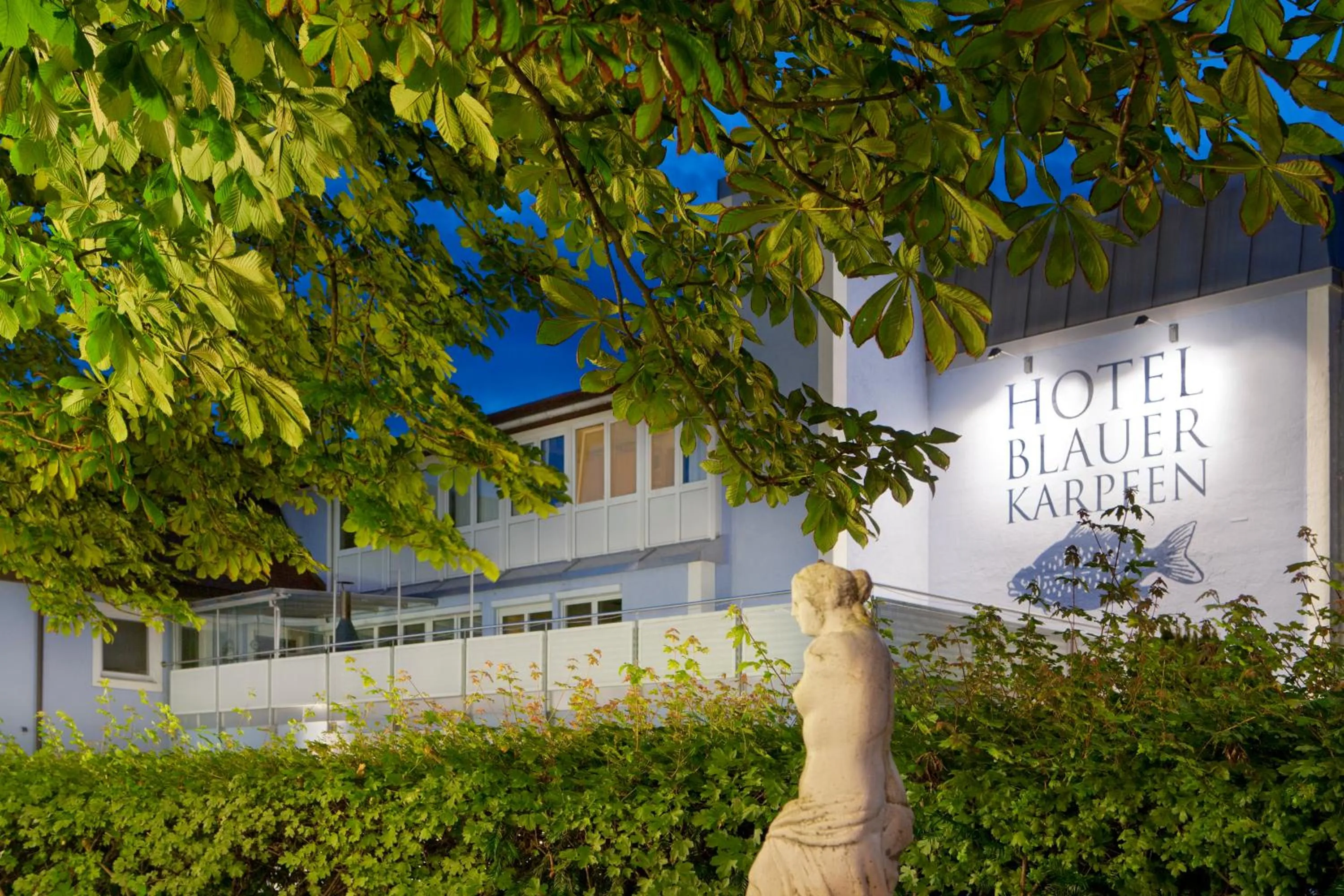 Garden in Hotel Blauer Karpfen