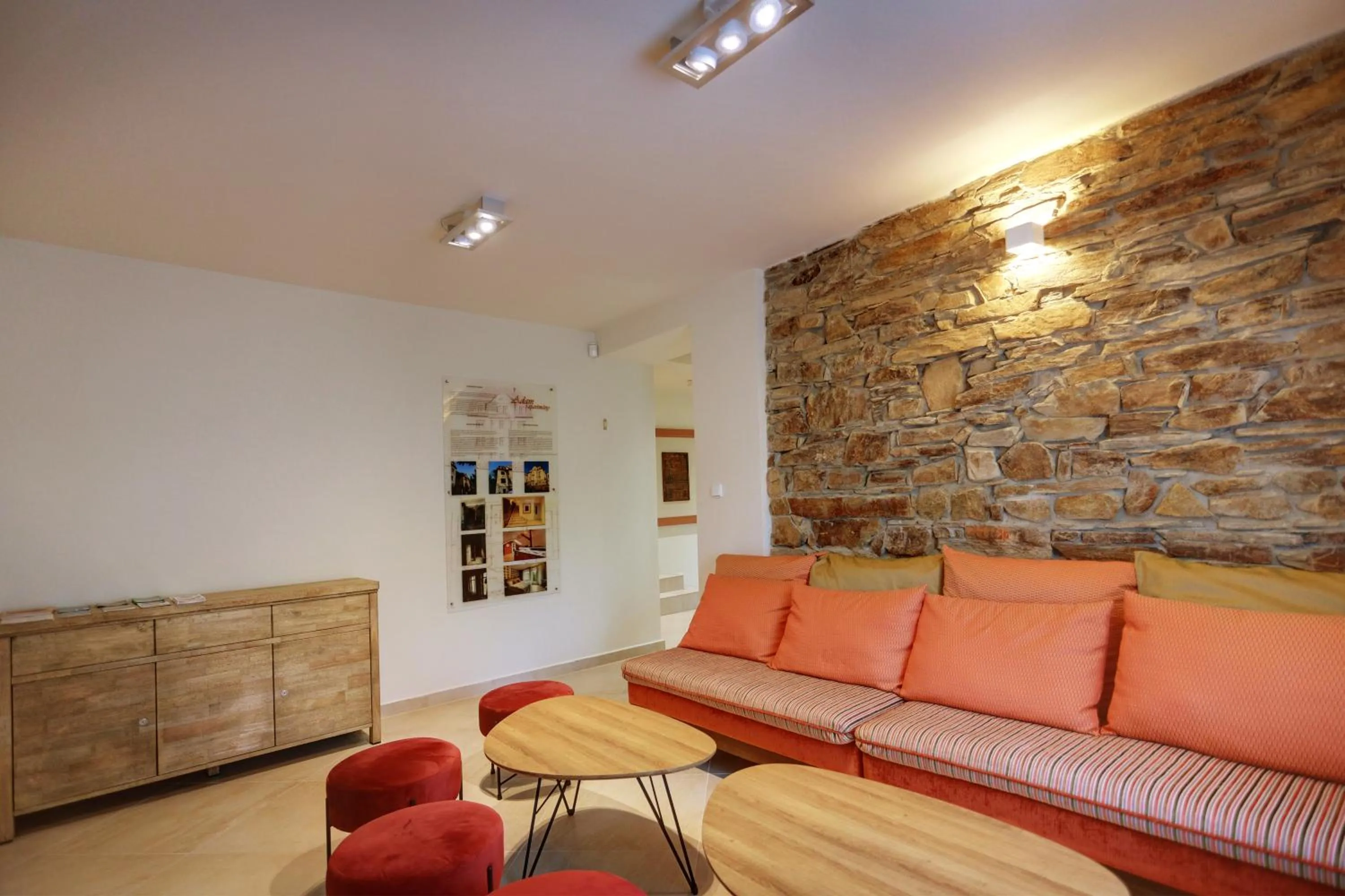 Seating area in APARTMÁNY ADAM