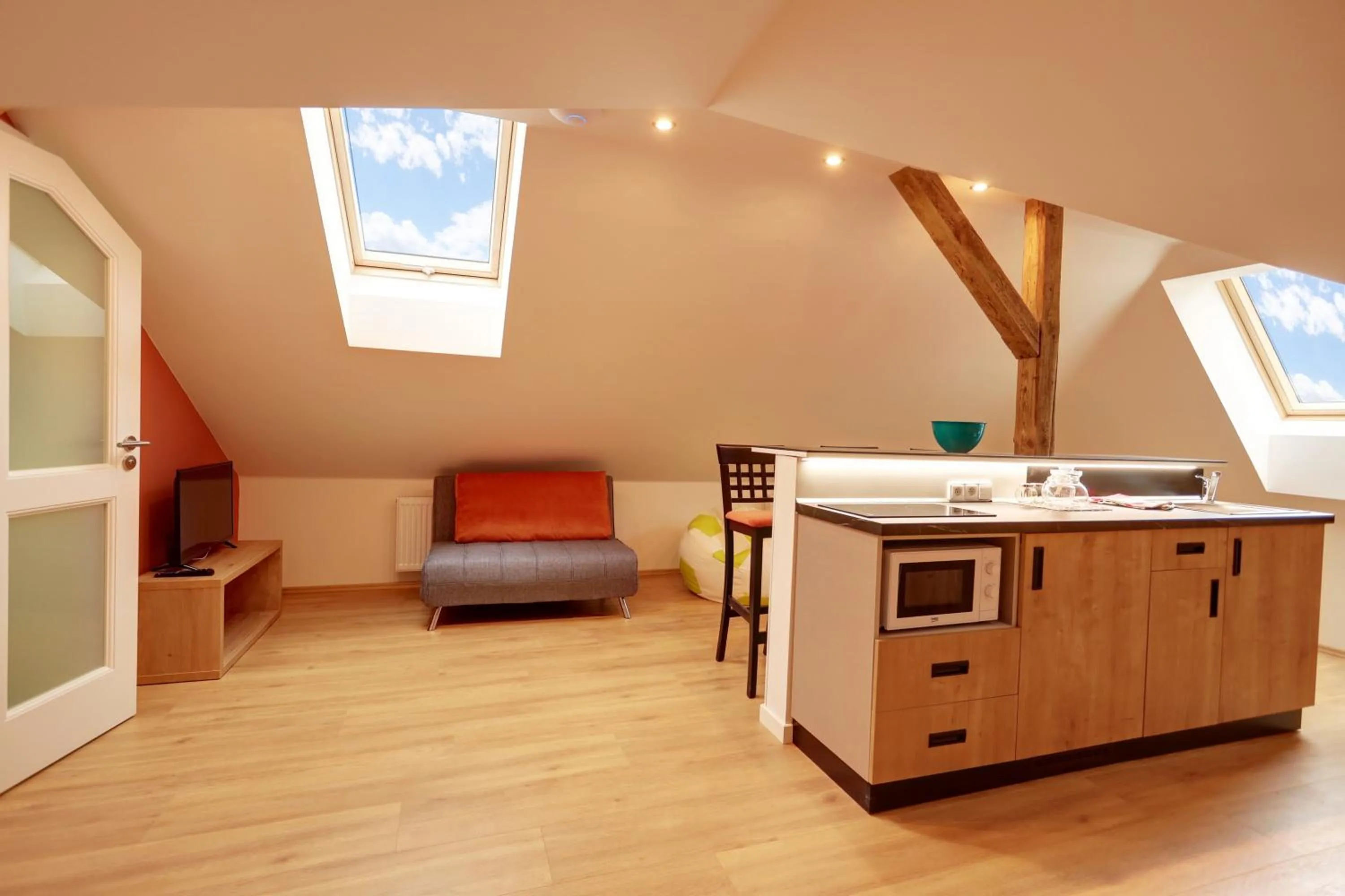 Kitchen or kitchenette in APARTMÁNY ADAM