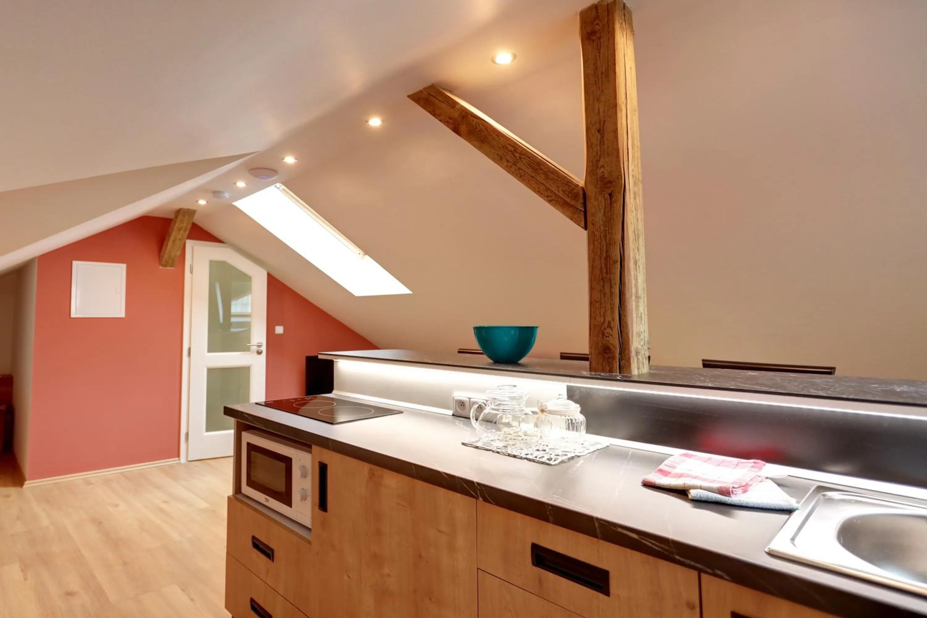 Kitchen or kitchenette in APARTMÁNY ADAM