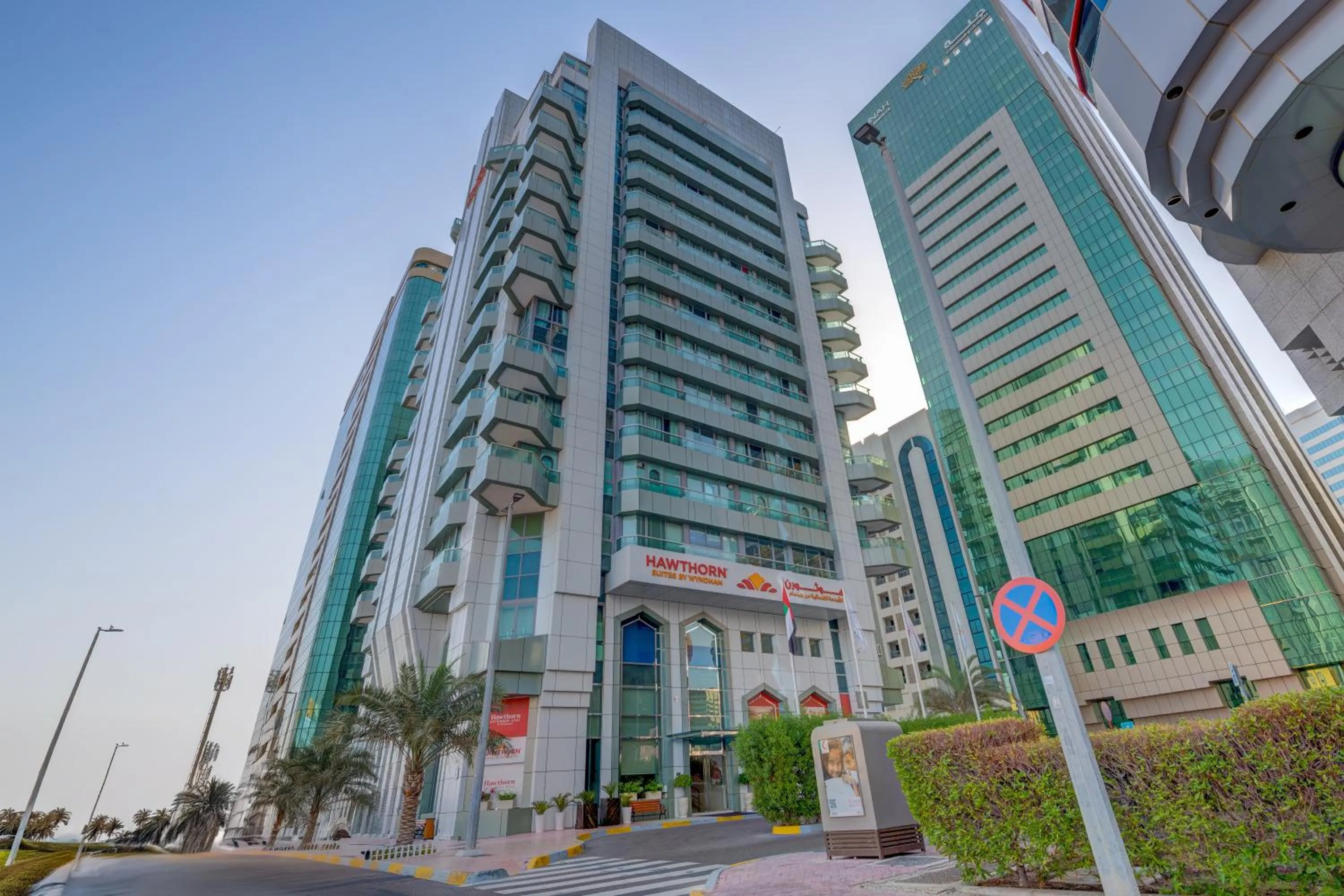 Property building in Hawthorn Suites by Wyndham Abu Dhabi City Center