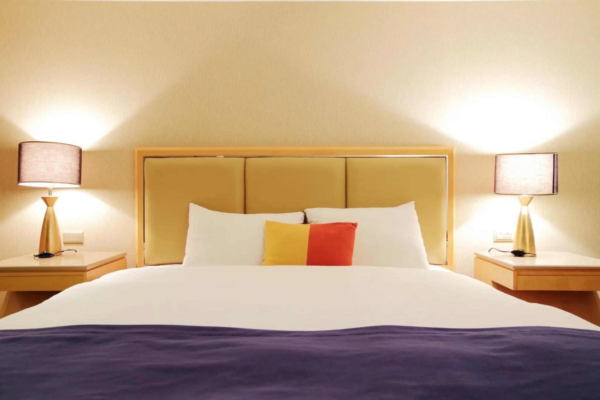 Bed in 晶樺商務飯店 鄰近羅東車站