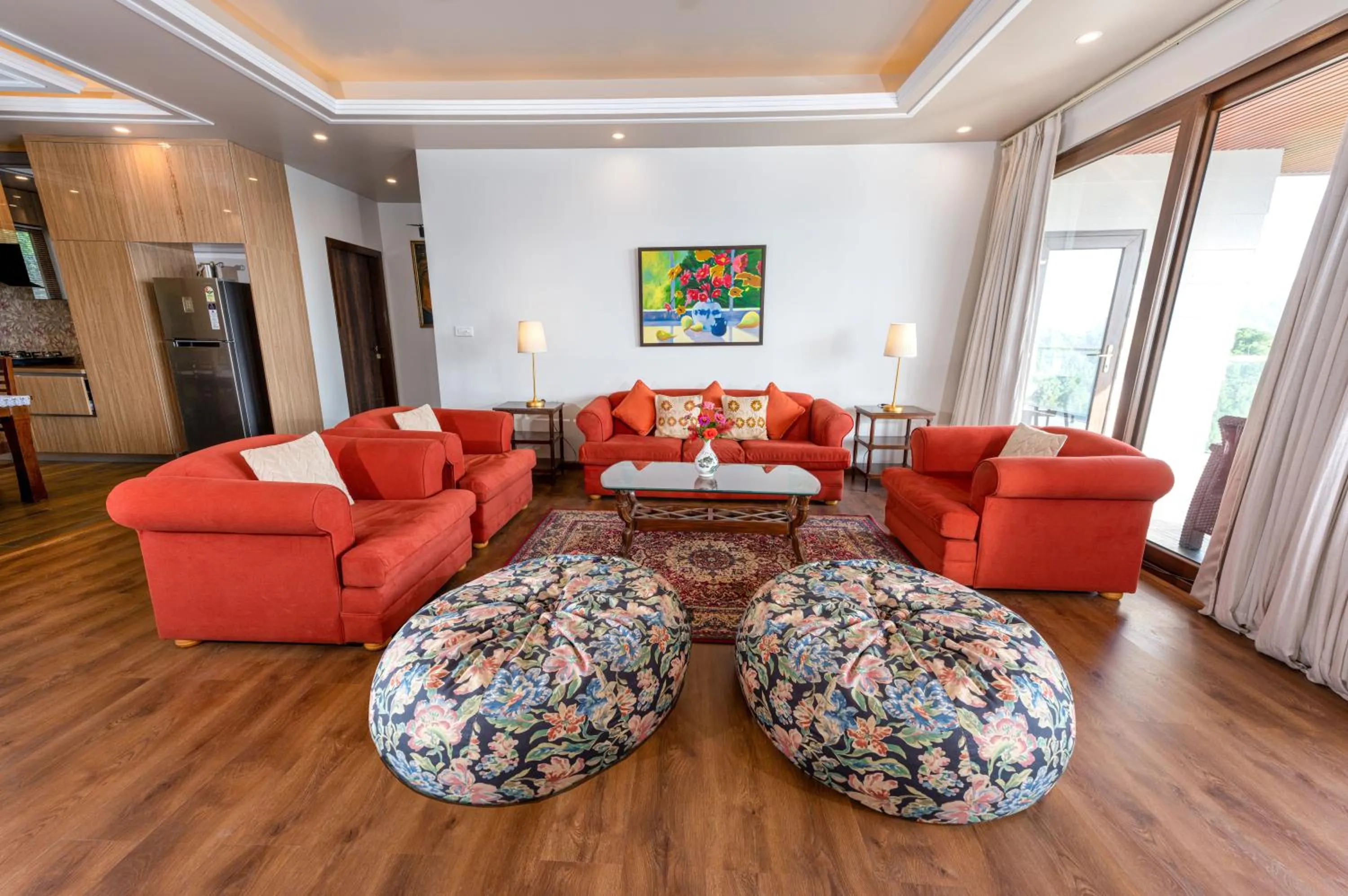 Living room in The Manor Luxury Apartments, Shimla