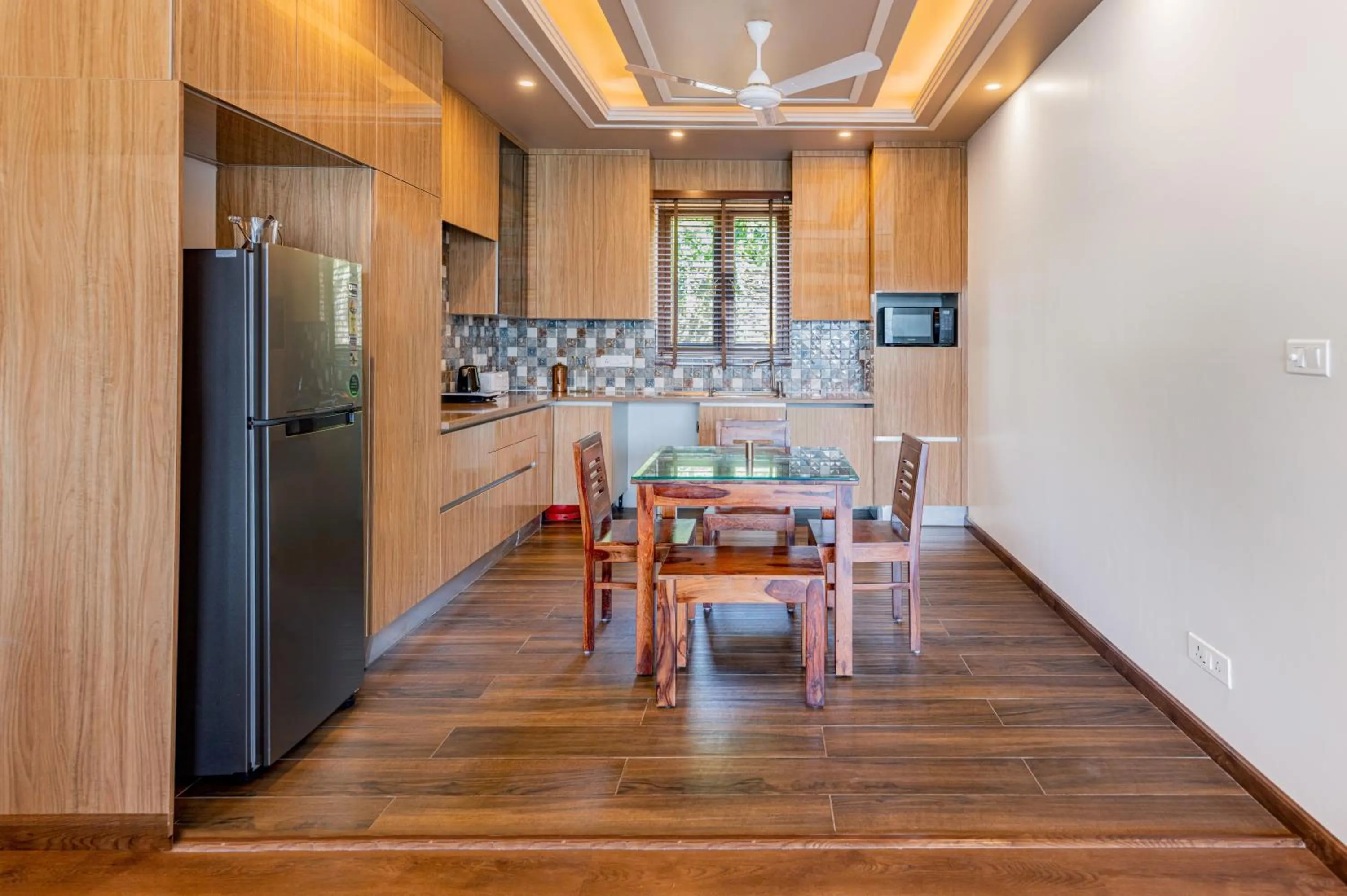 Dining area in The Manor Luxury Apartments, Shimla