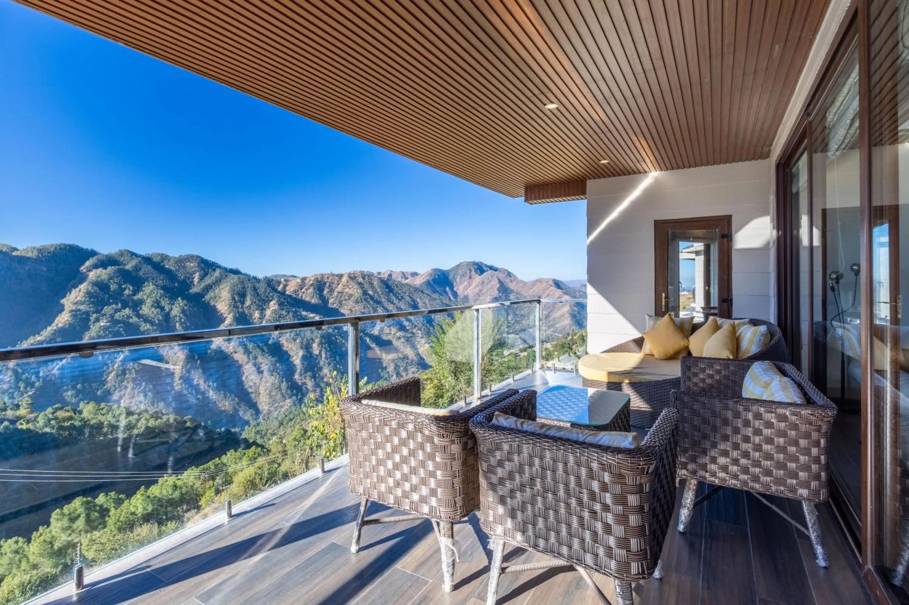 Patio in The Manor Luxury Apartments, Shimla