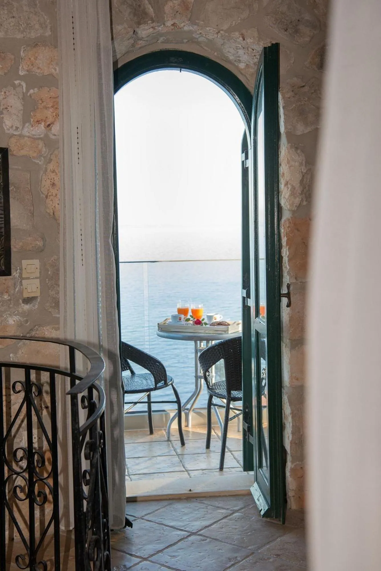 Balcony/Terrace in Potamitis Windmills & Apartments - Unique Stay with Scenic Views, by ZanteWize