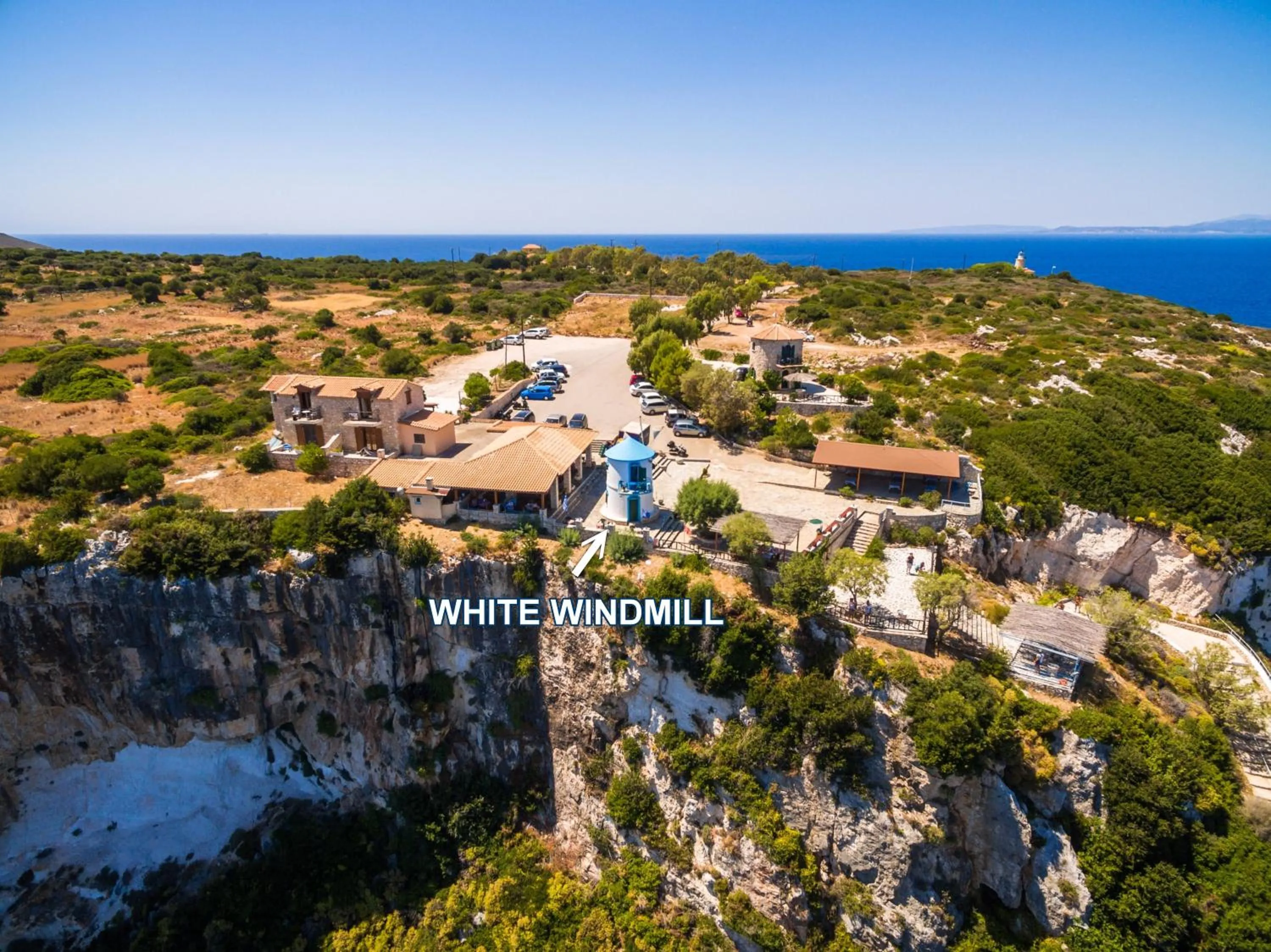 Bird's eye view in Potamitis Windmills & Apartments - Unique Stay with Scenic Views, by ZanteWize