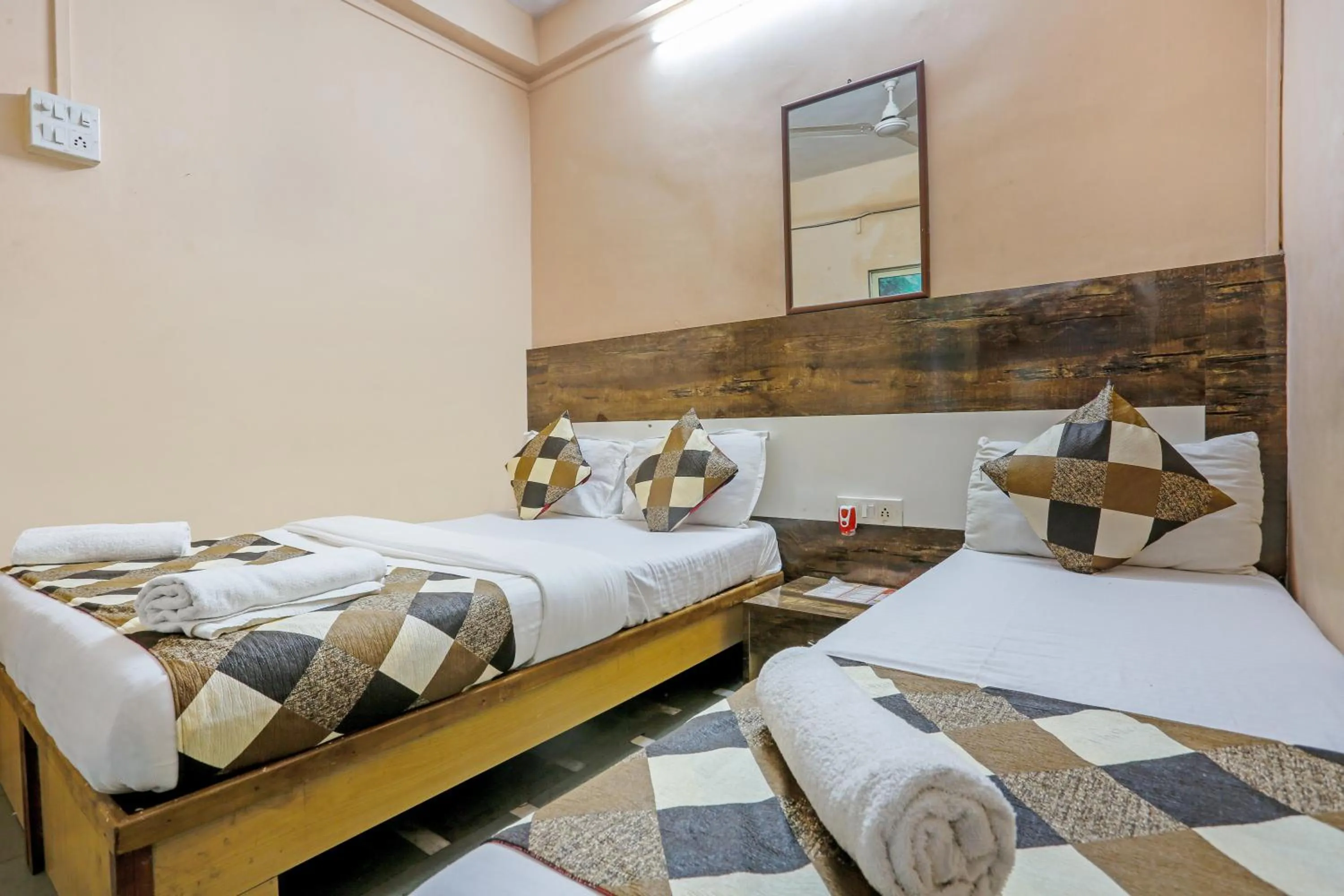 Photo of the whole room, Bed in HOTEL GOLDEN PLAZA