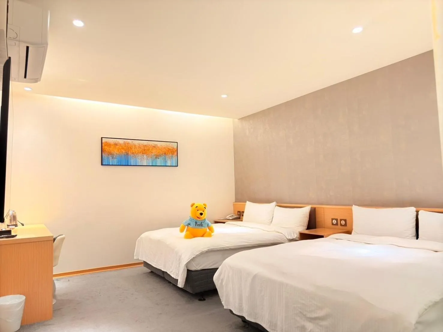 Bed in Michi Hotel - Zhongli