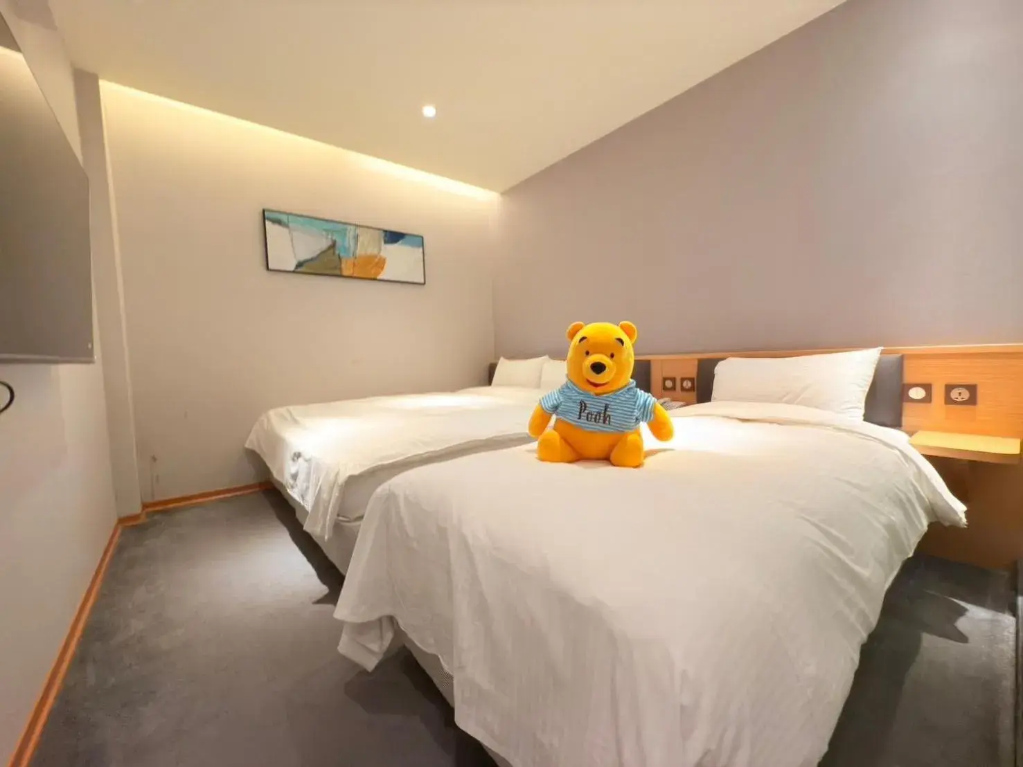 Twin Room without Window in Michi Hotel - Zhongli Twin Room without Window in Michi Hotel - Zhongli