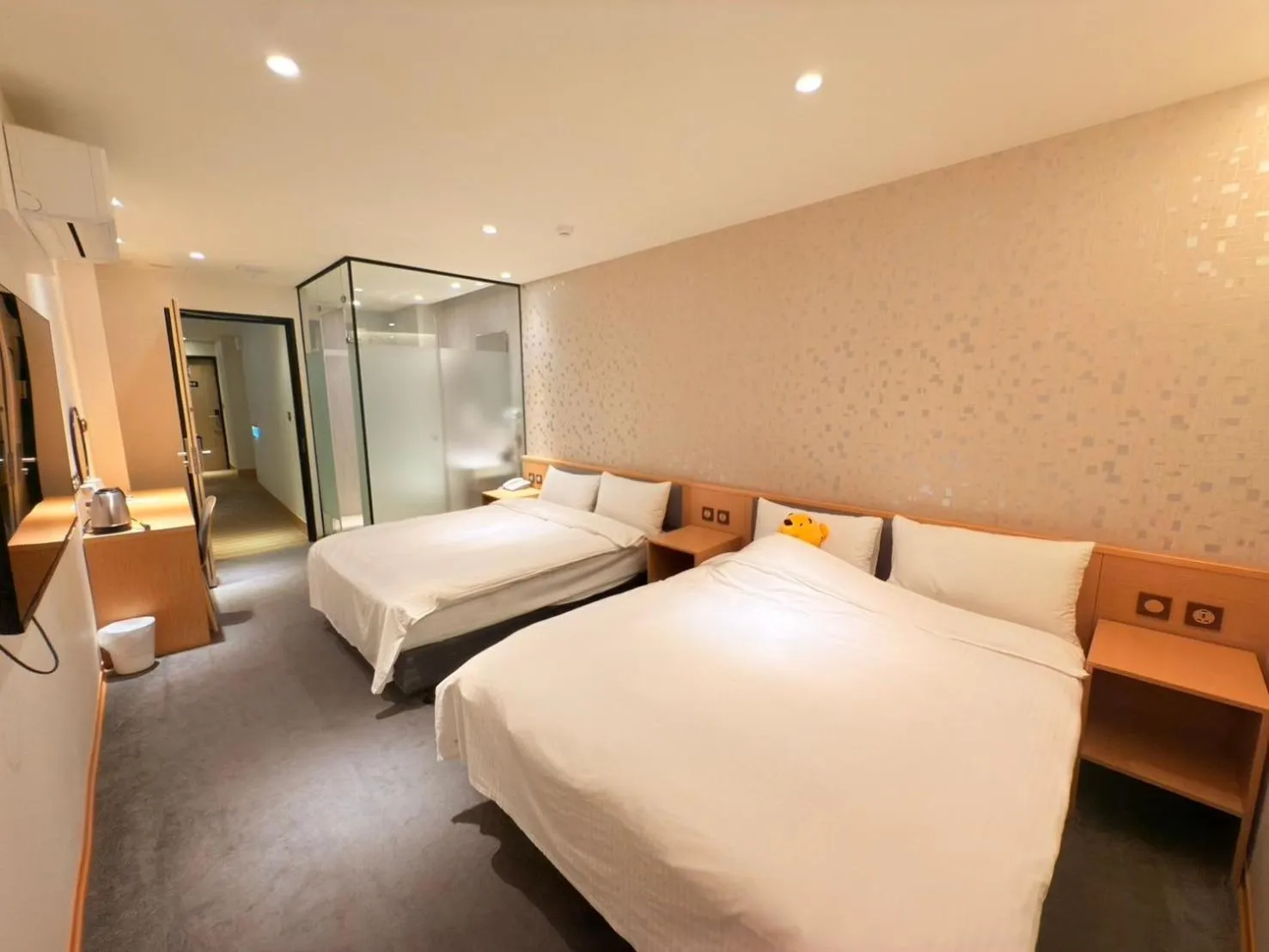 Bed in Michi Hotel - Zhongli