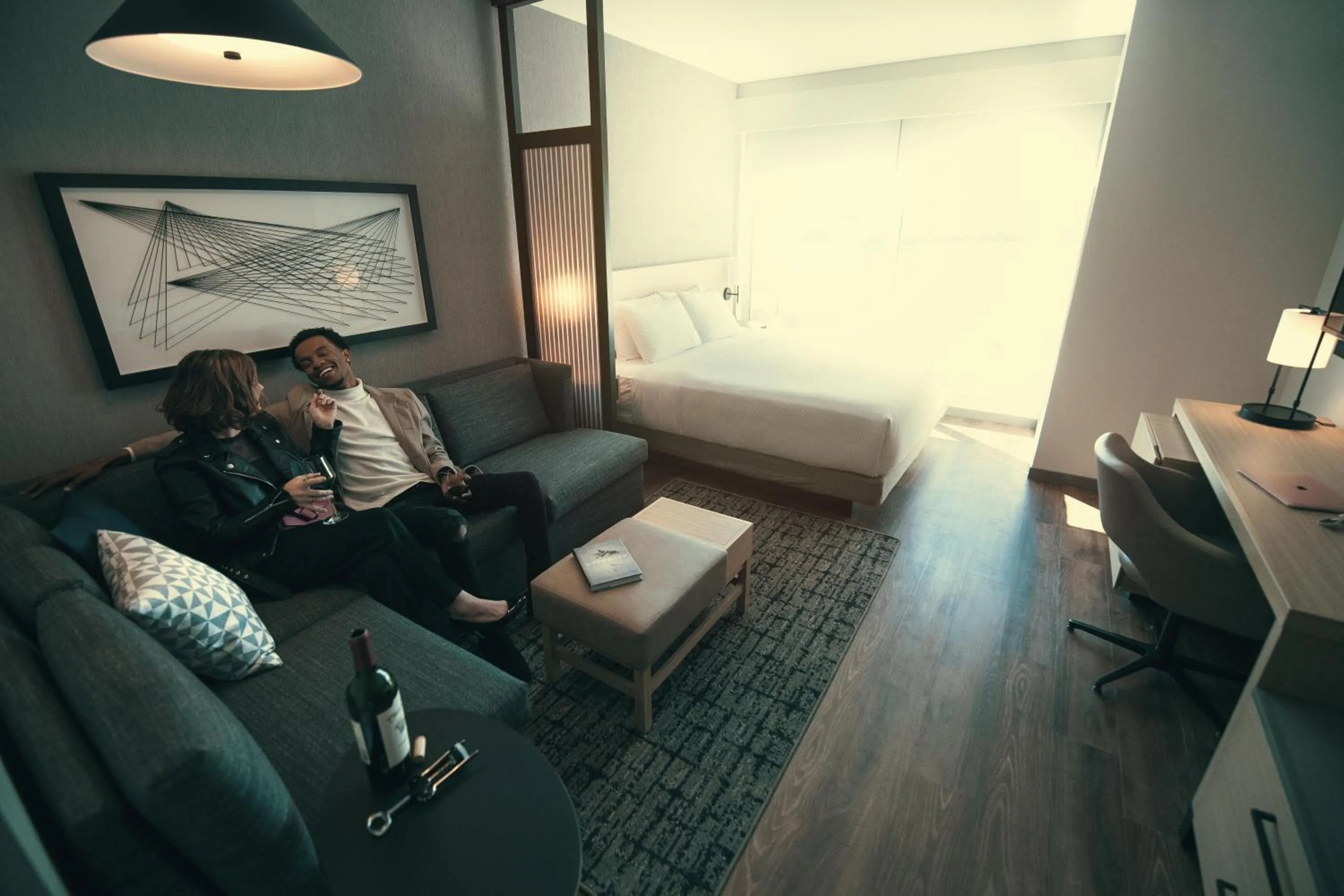 Bedroom in The Forester Hotel, part of Unscripted by Hyatt