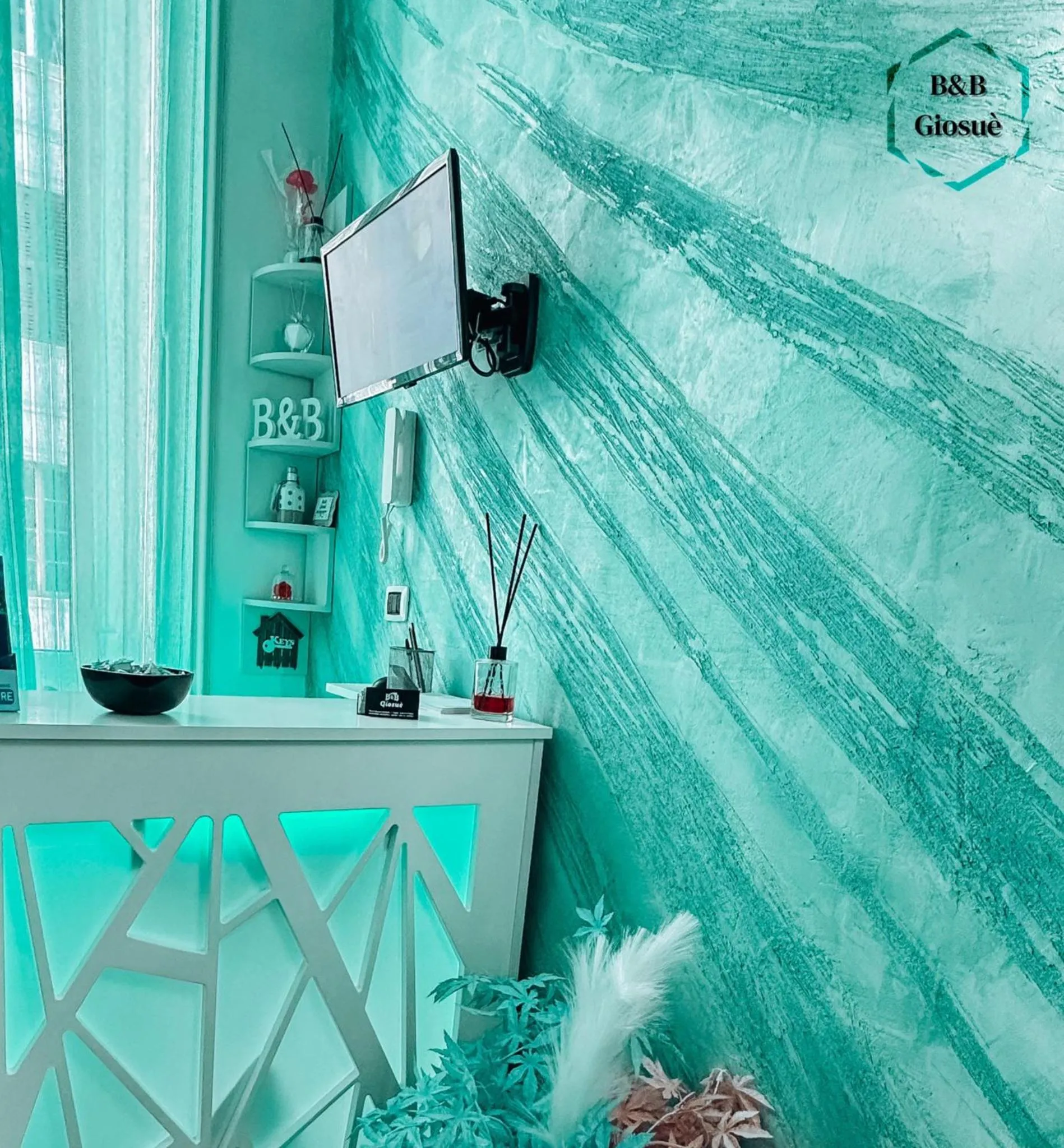 Lobby or reception in B&B Giosuè