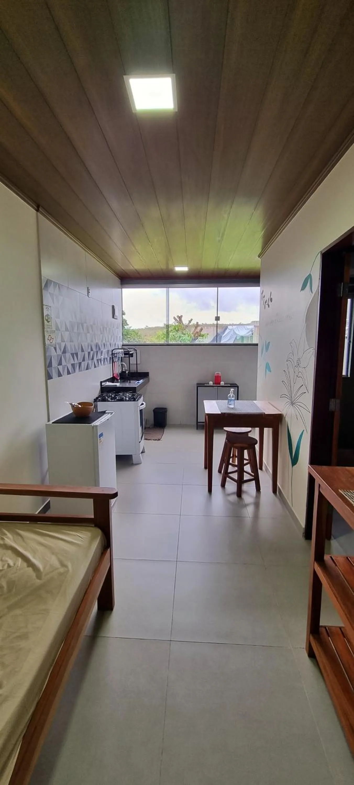 Kitchen or kitchenette in Village São Jorge - Guest Apartment
