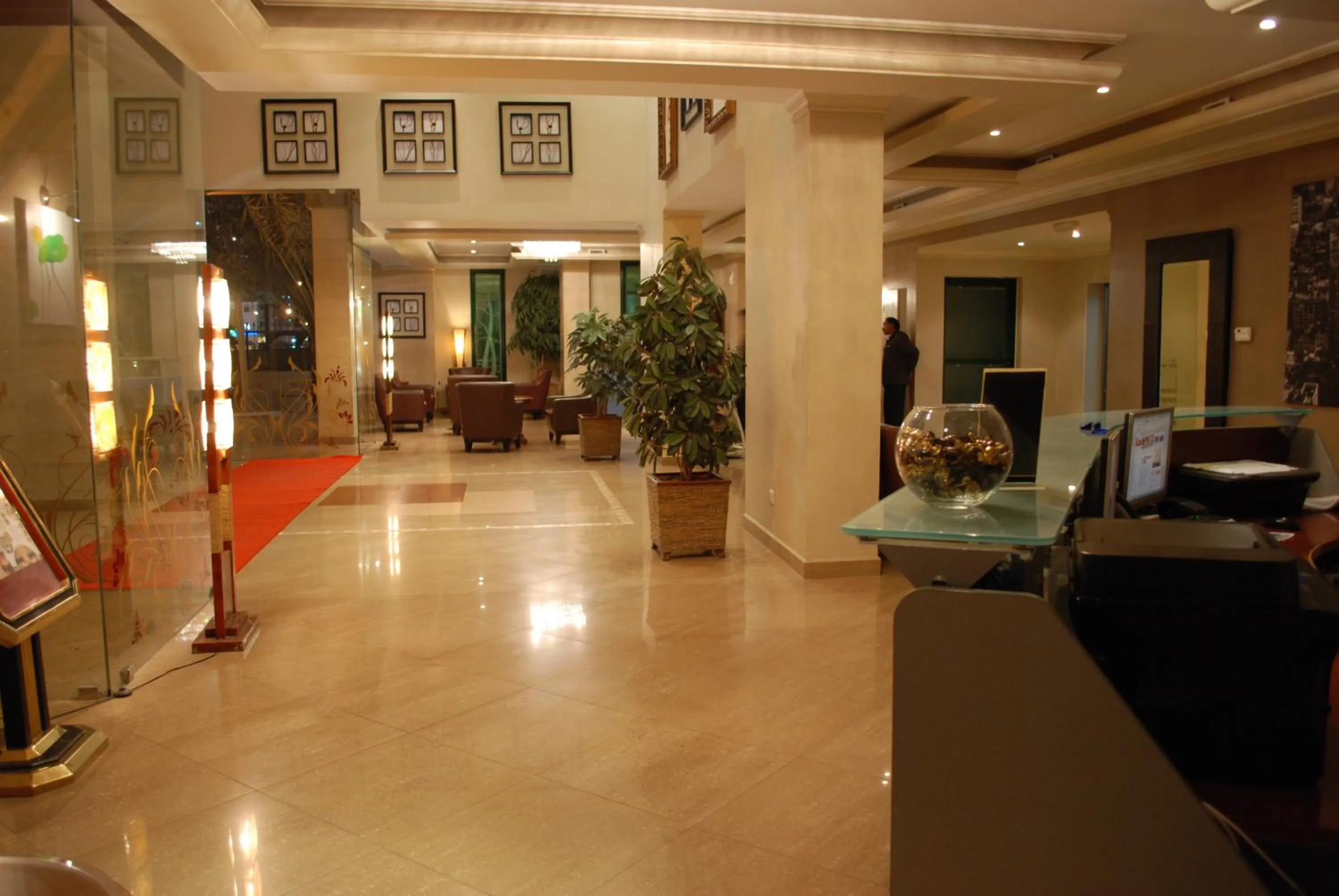 Lobby or reception in Times Square Suite Hotel