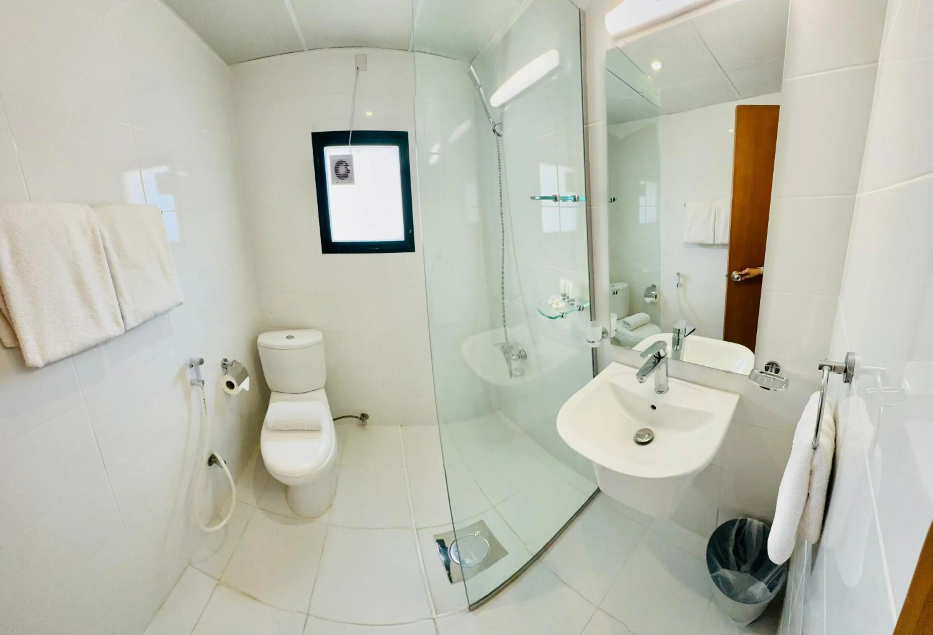 Bathroom in Times Square Suite Hotel