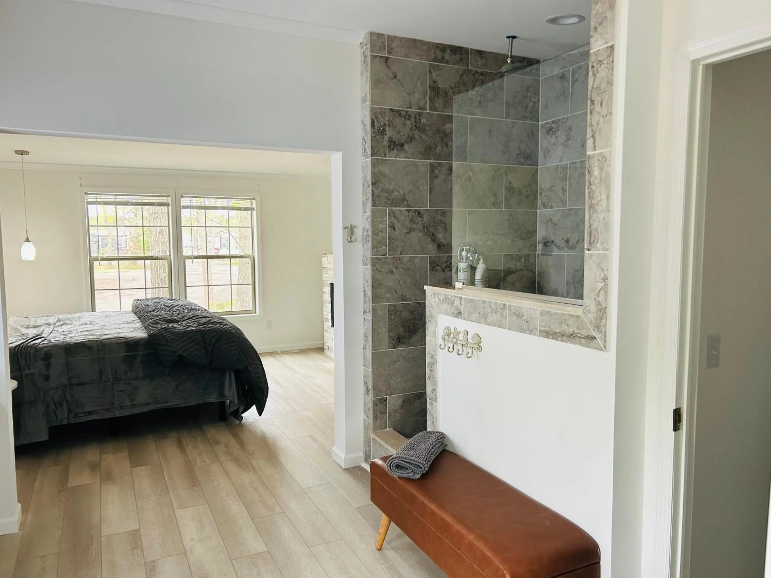 Bed in Swan Lake Resort