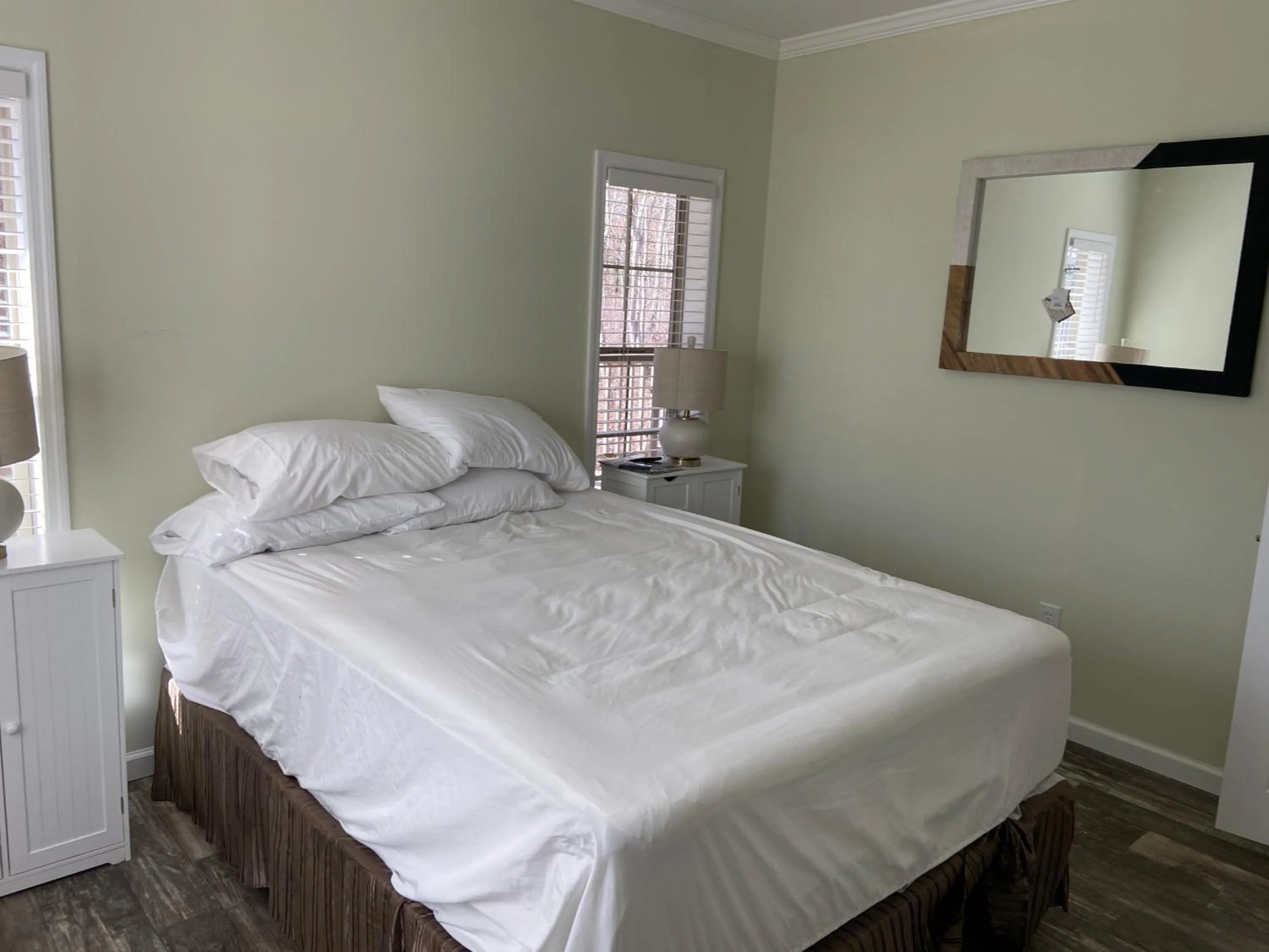 Bed in Swan Lake Resort