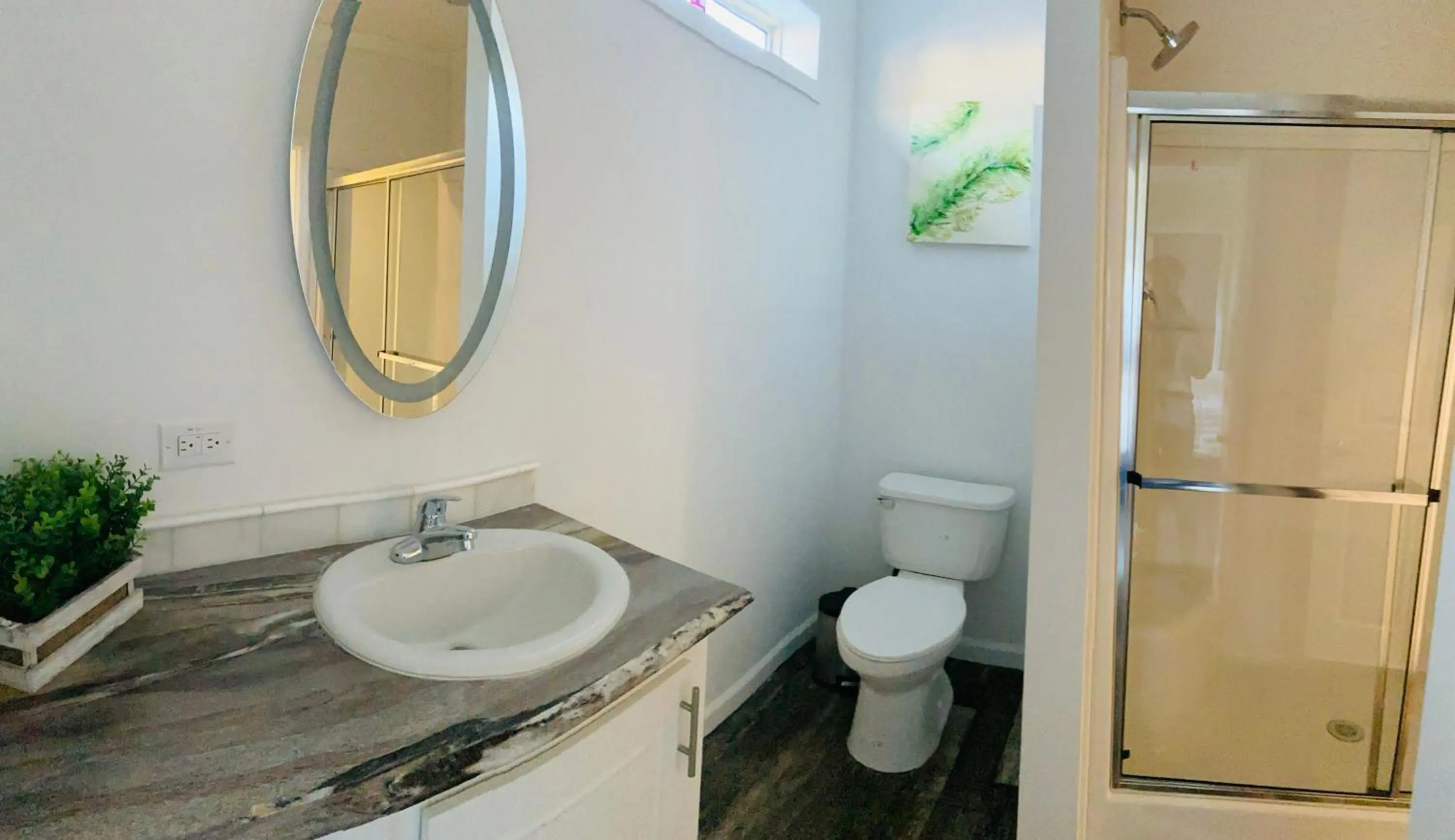 Shower in Swan Lake Resort