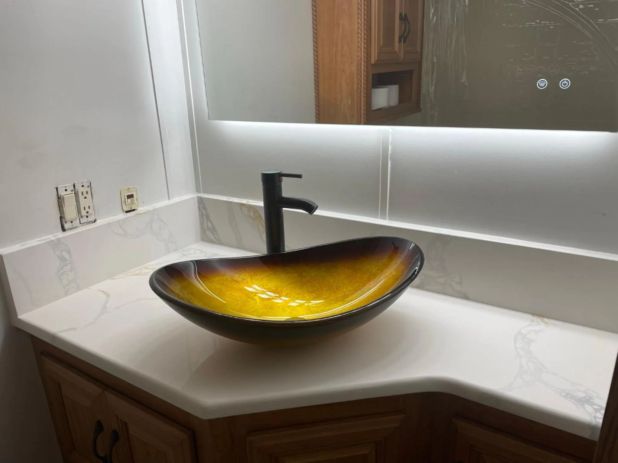 Bathroom in Swan Lake Resort