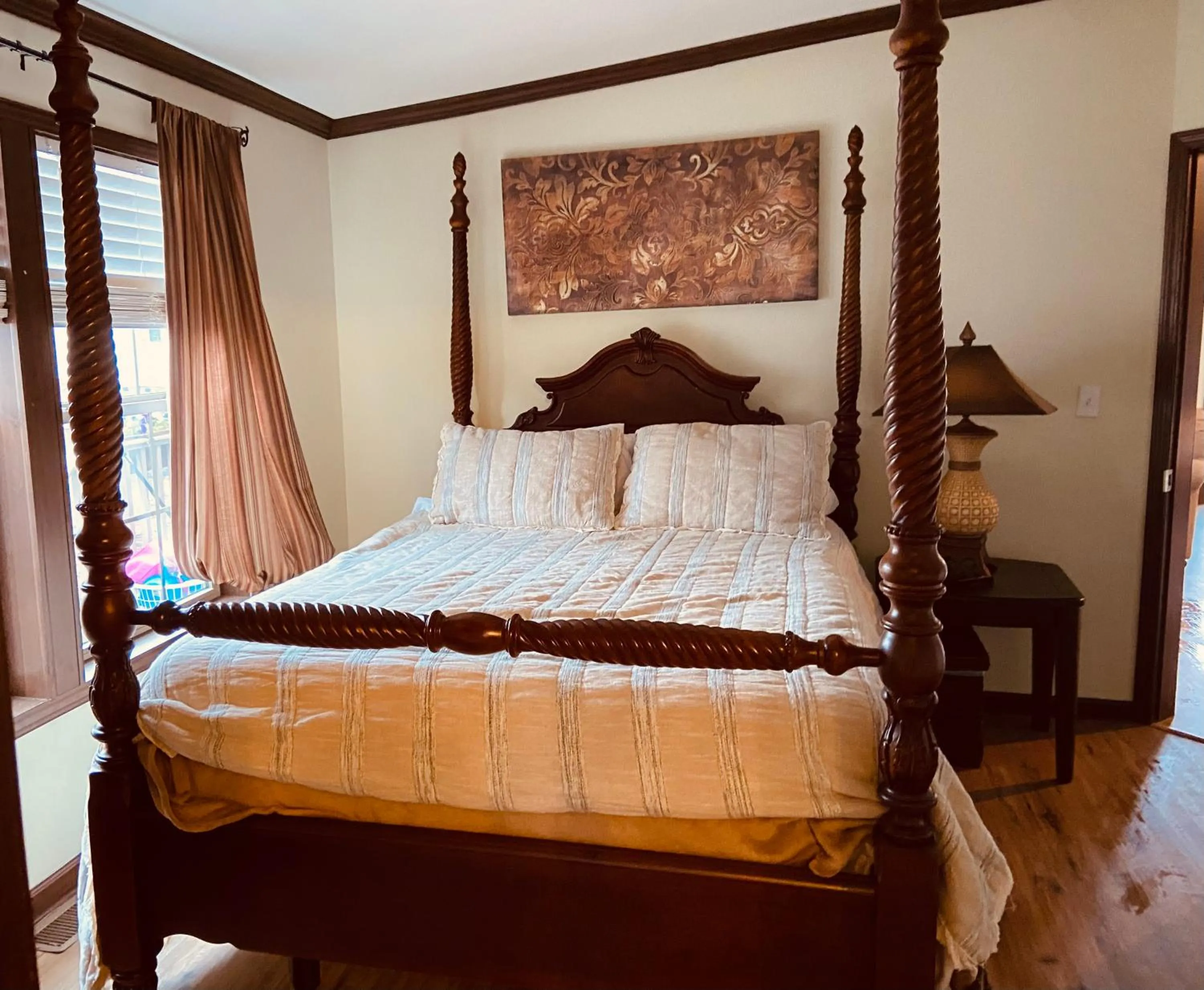 Bed in Swan Lake Resort