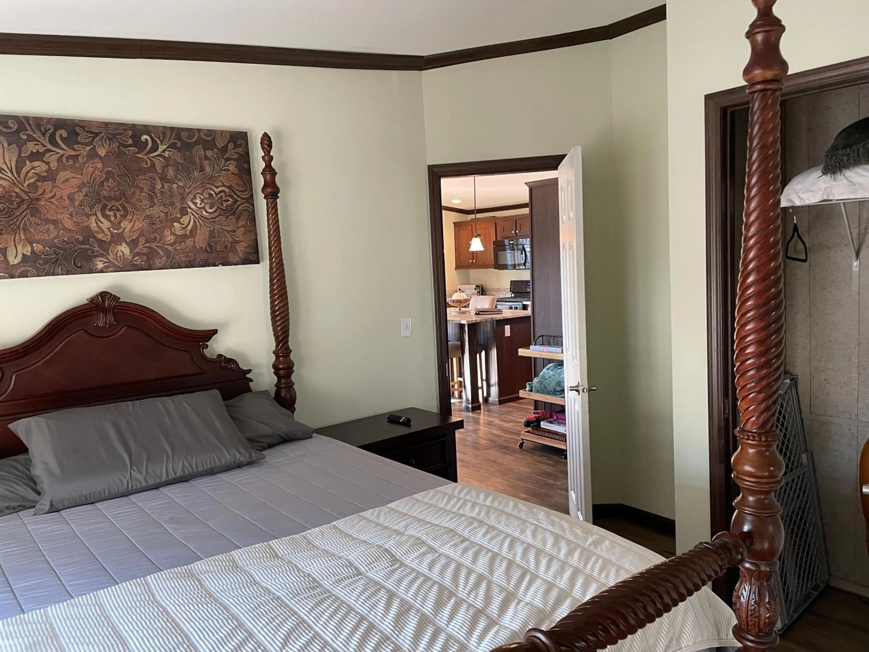 Bed in Swan Lake Resort