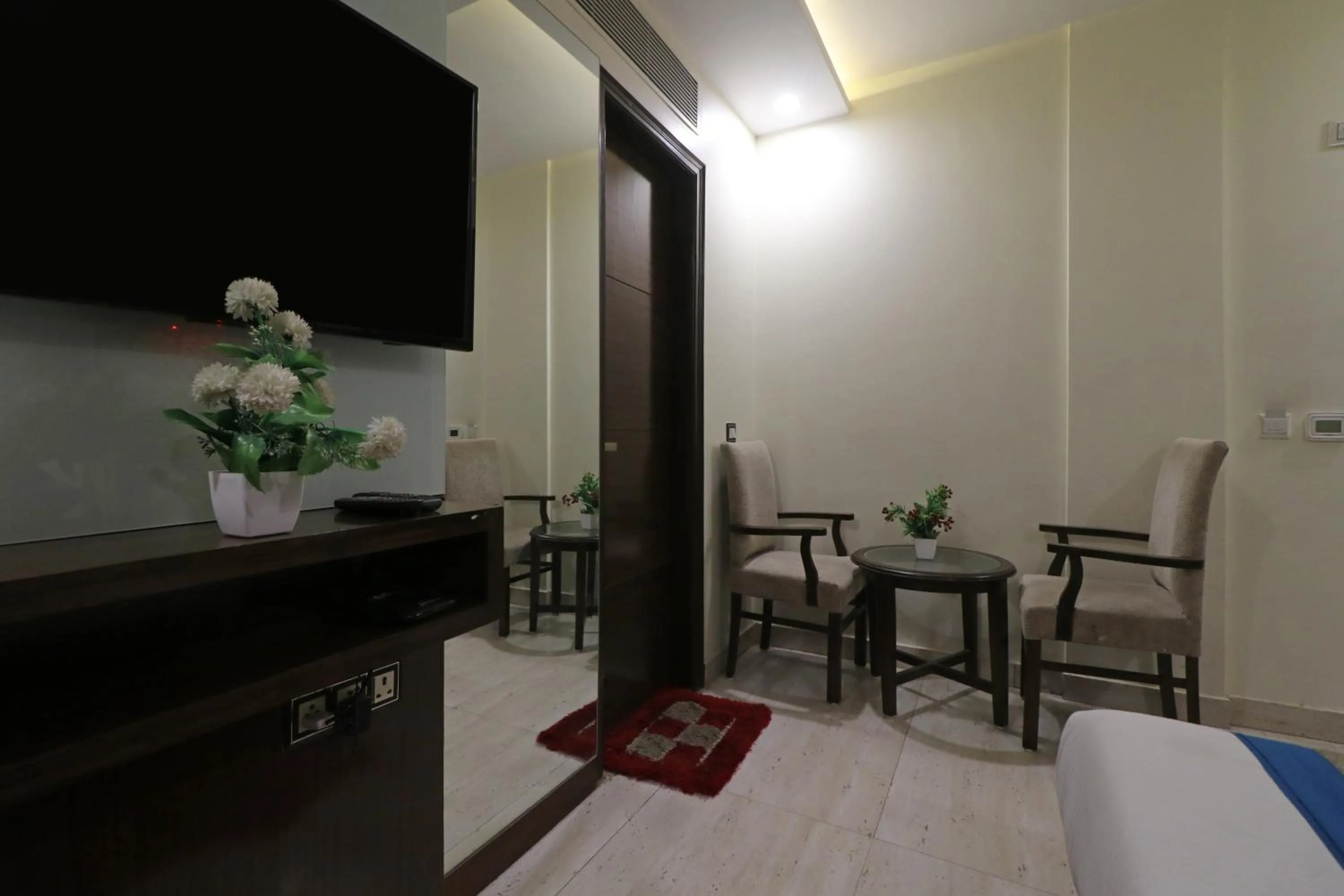 Seating area in Hotel Mannat international by Mannat