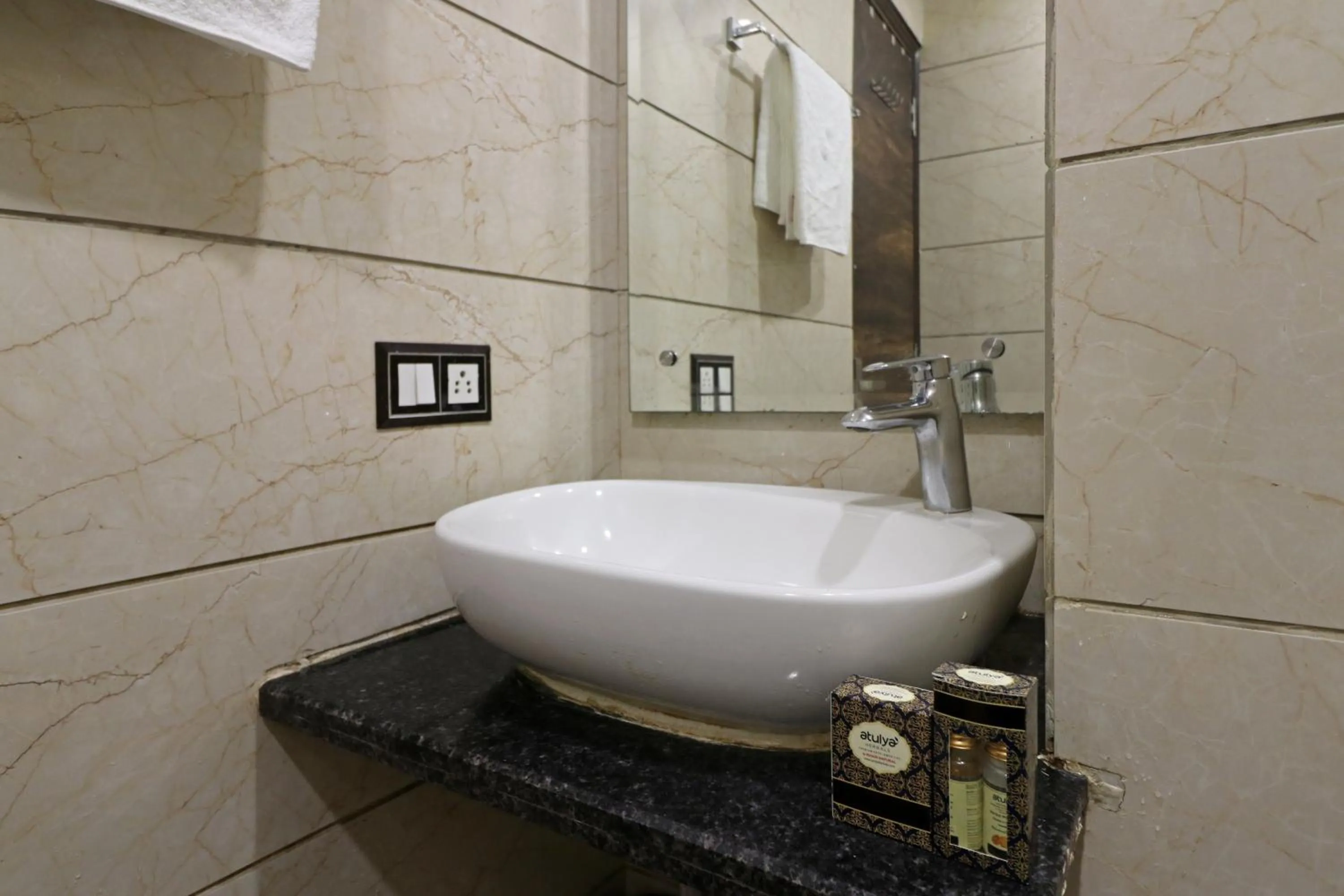 Bathroom in Hotel Mannat international by Mannat