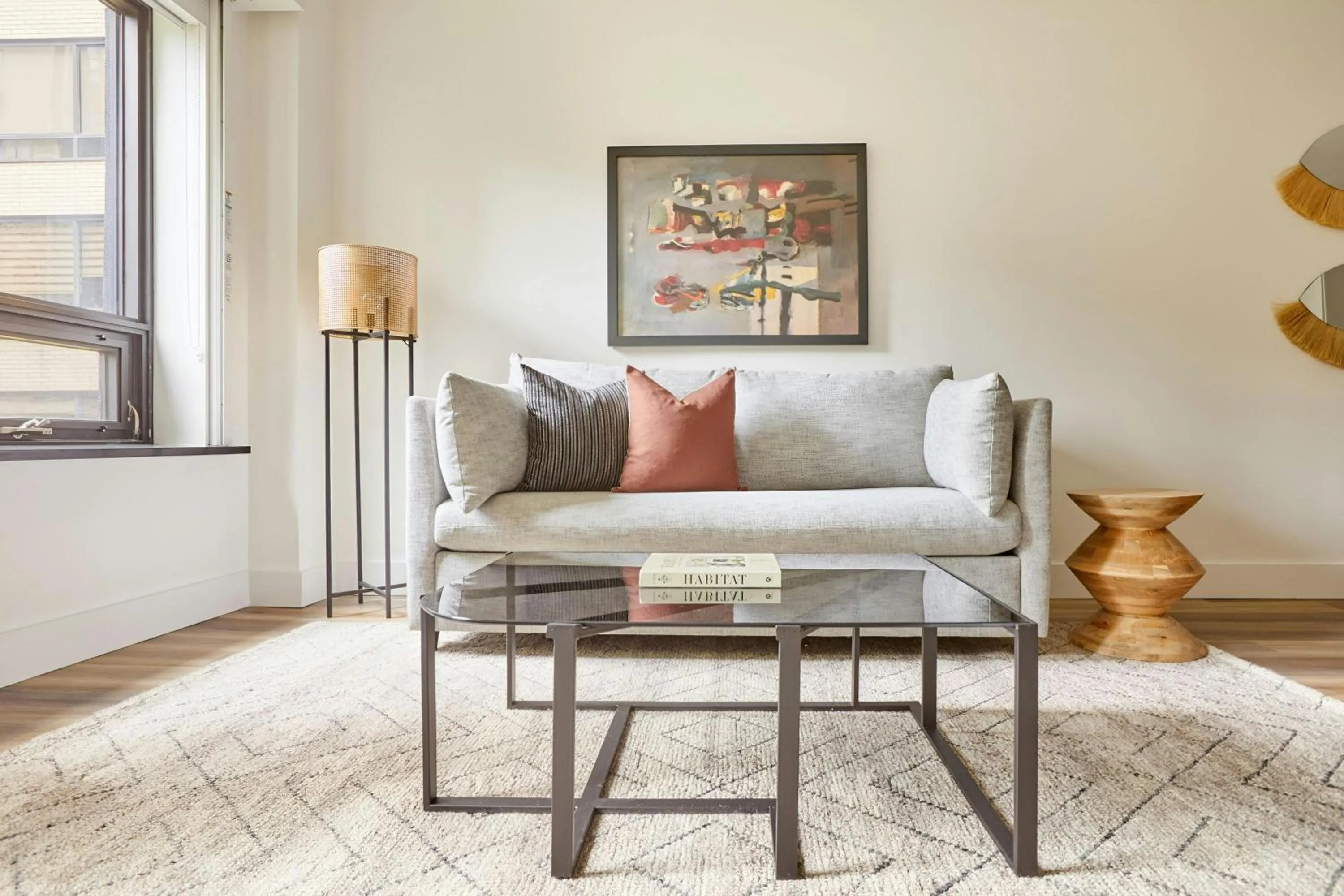 Living room in Sonder by Marriott Bonvoy The Elm Apartments Downtown