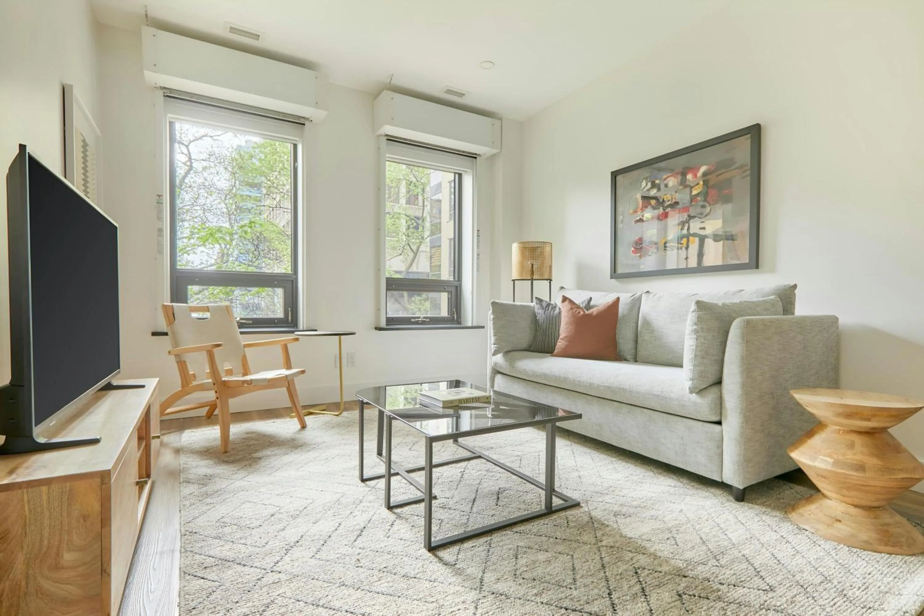 Living room in Sonder by Marriott Bonvoy The Elm Apartments Downtown