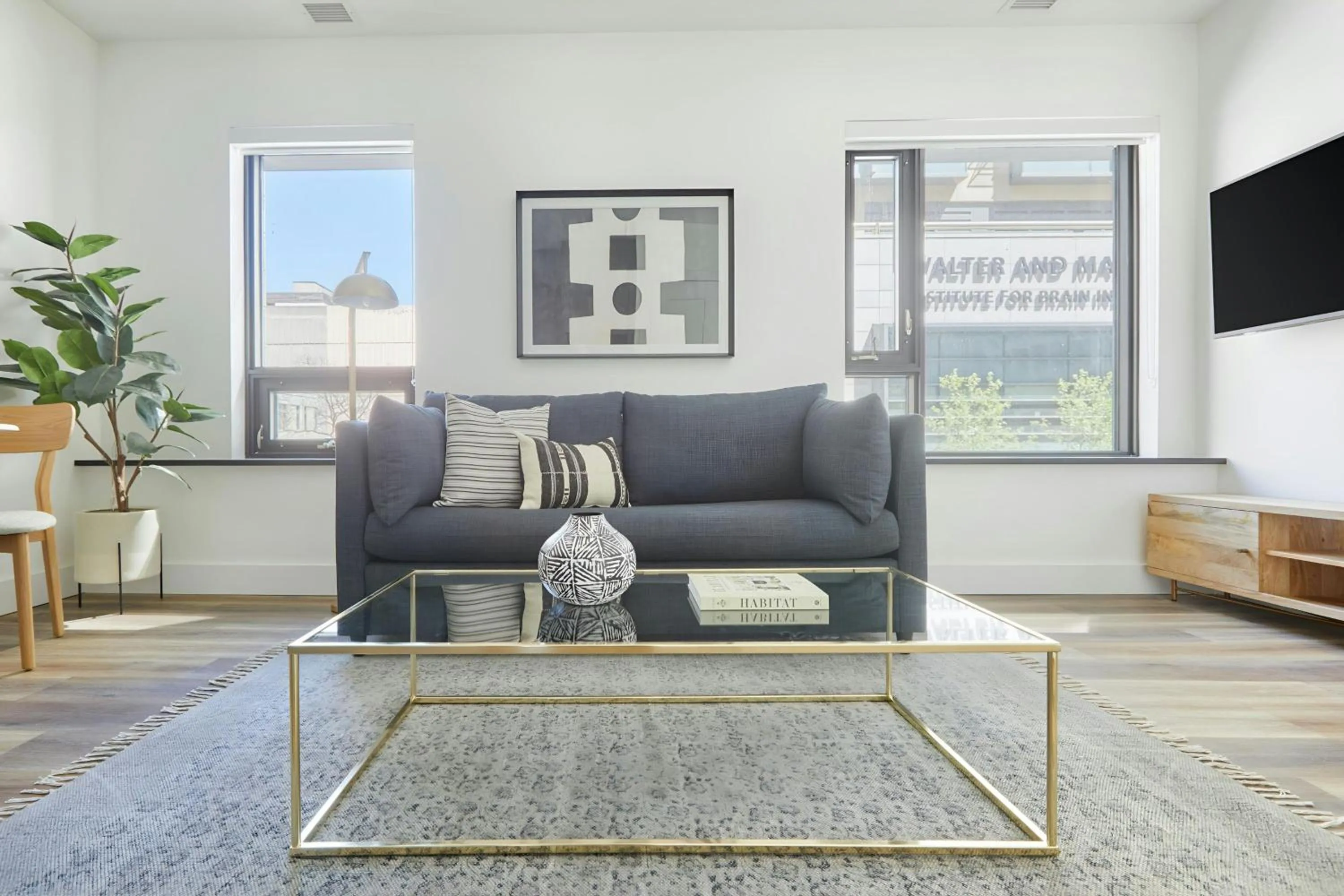 Living room in Sonder by Marriott Bonvoy The Elm Apartments Downtown