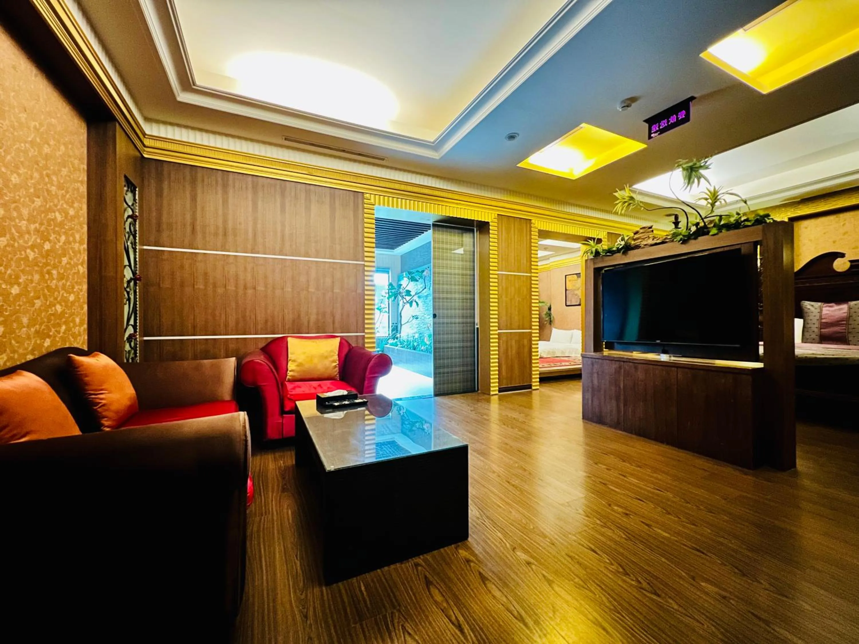 Living room in Motel Fabulous