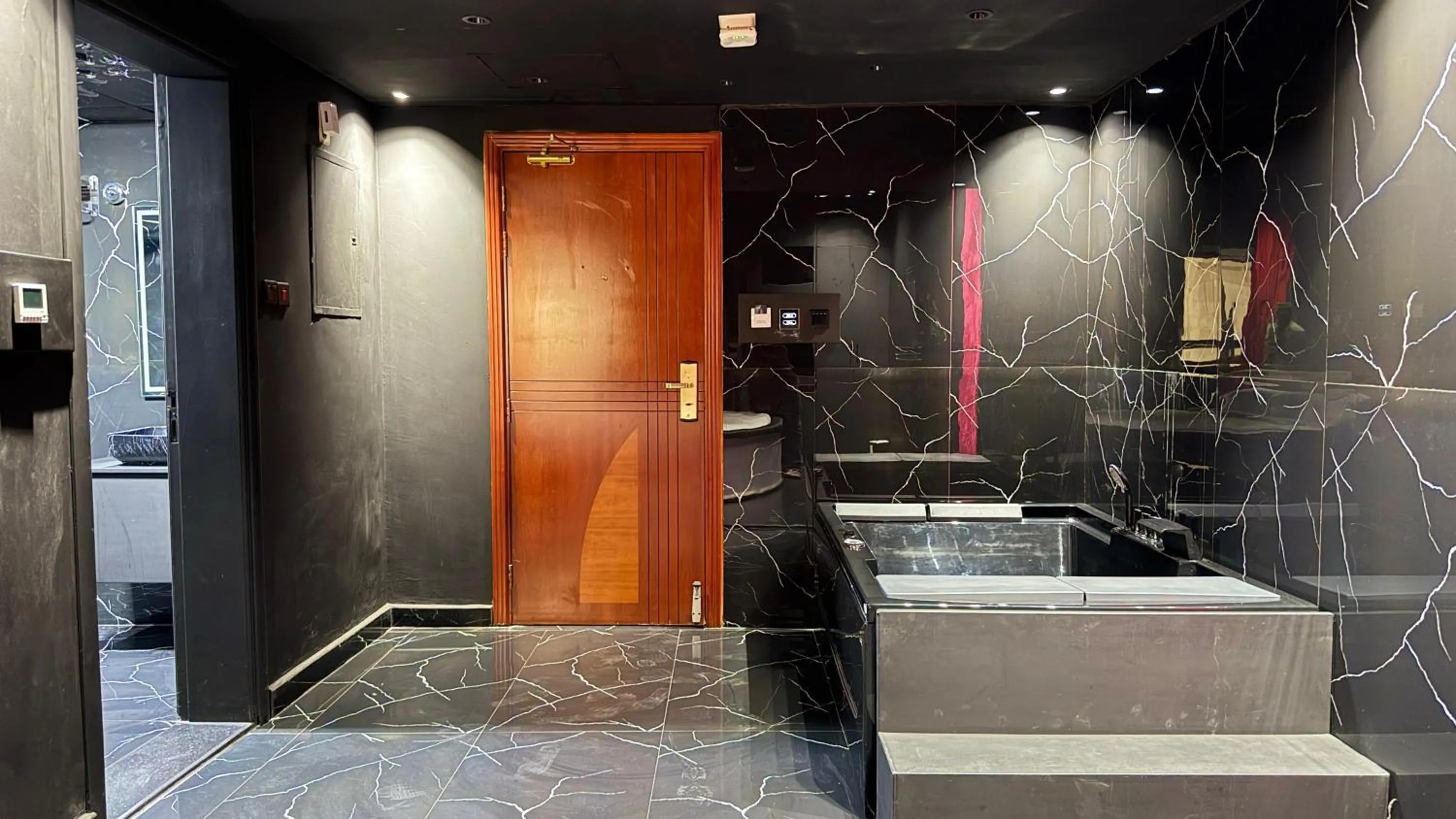 Bathroom in Palette Sharjah Aparthotel formerly Royal Tulip