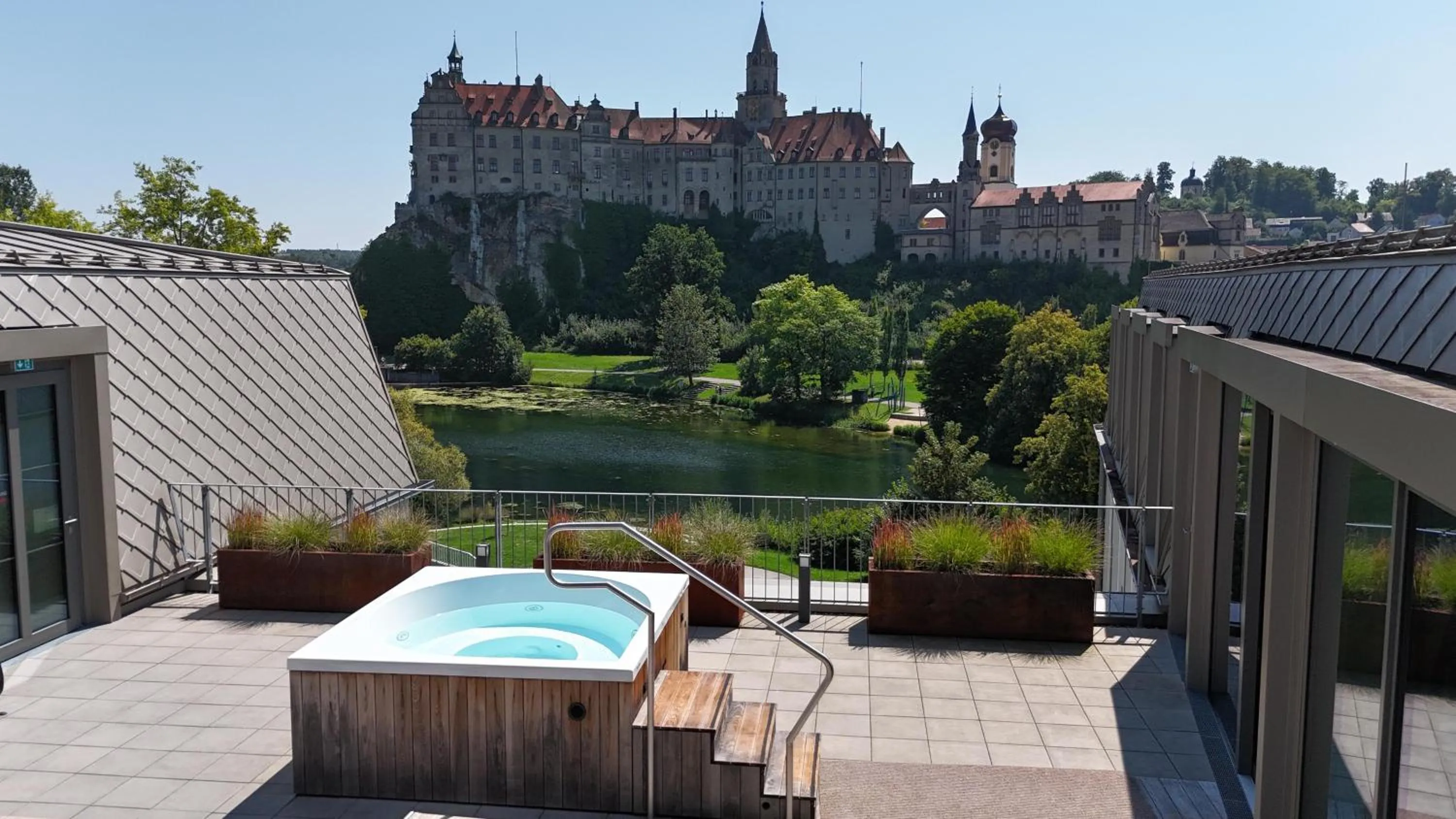 View (from property/room) in Karls Hotel