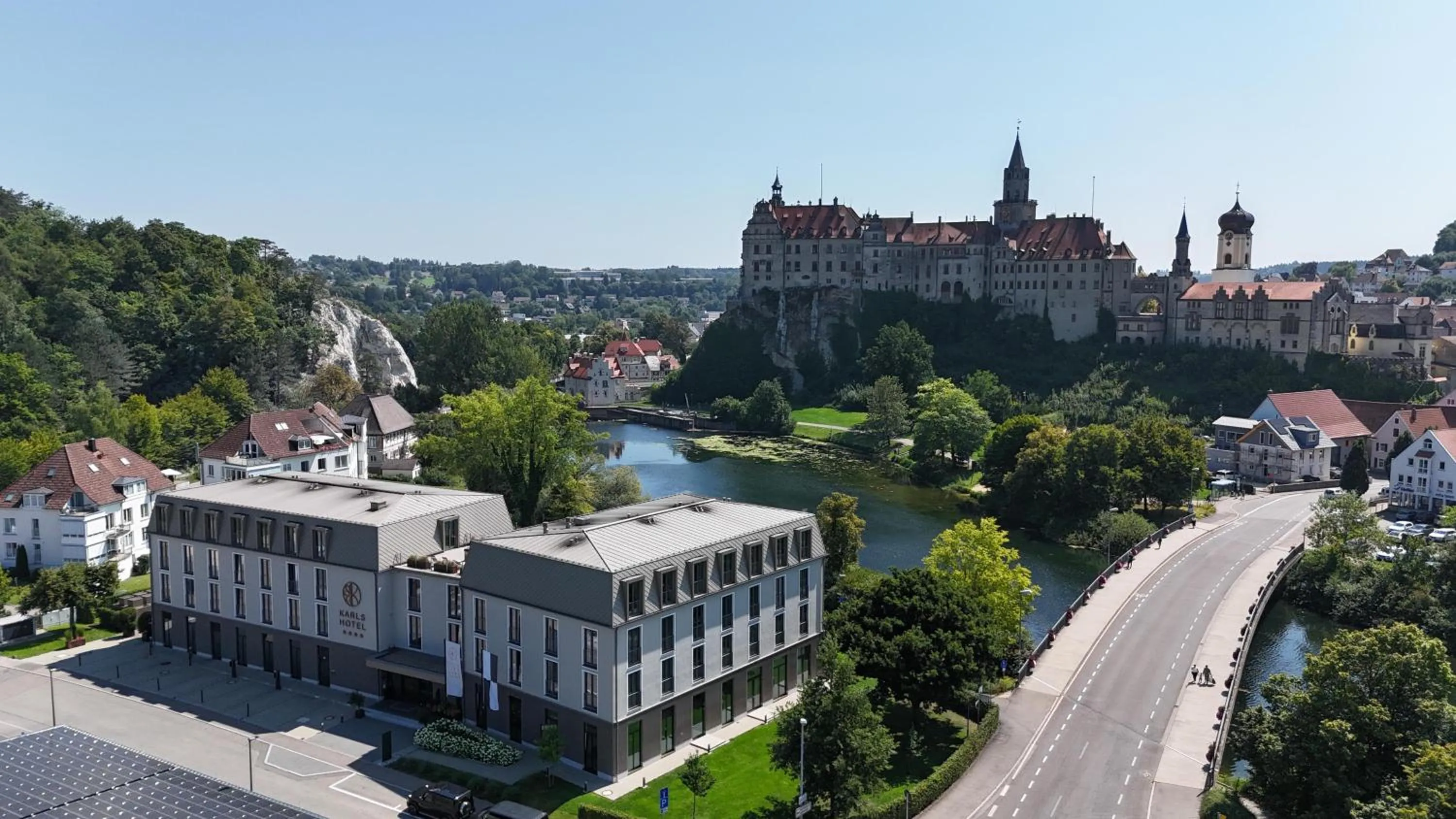 View (from property/room) in Karls Hotel