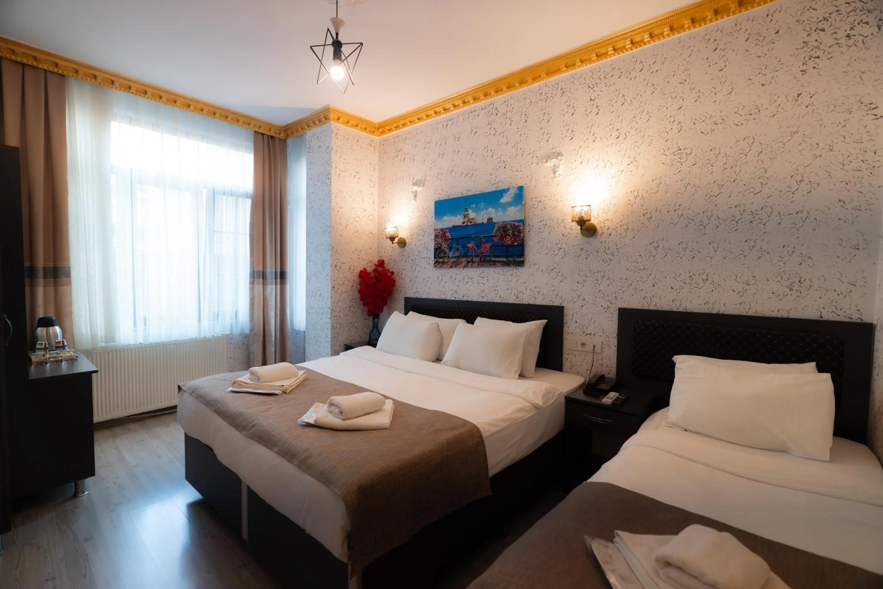 Bed in Golden Horn Park Hotel