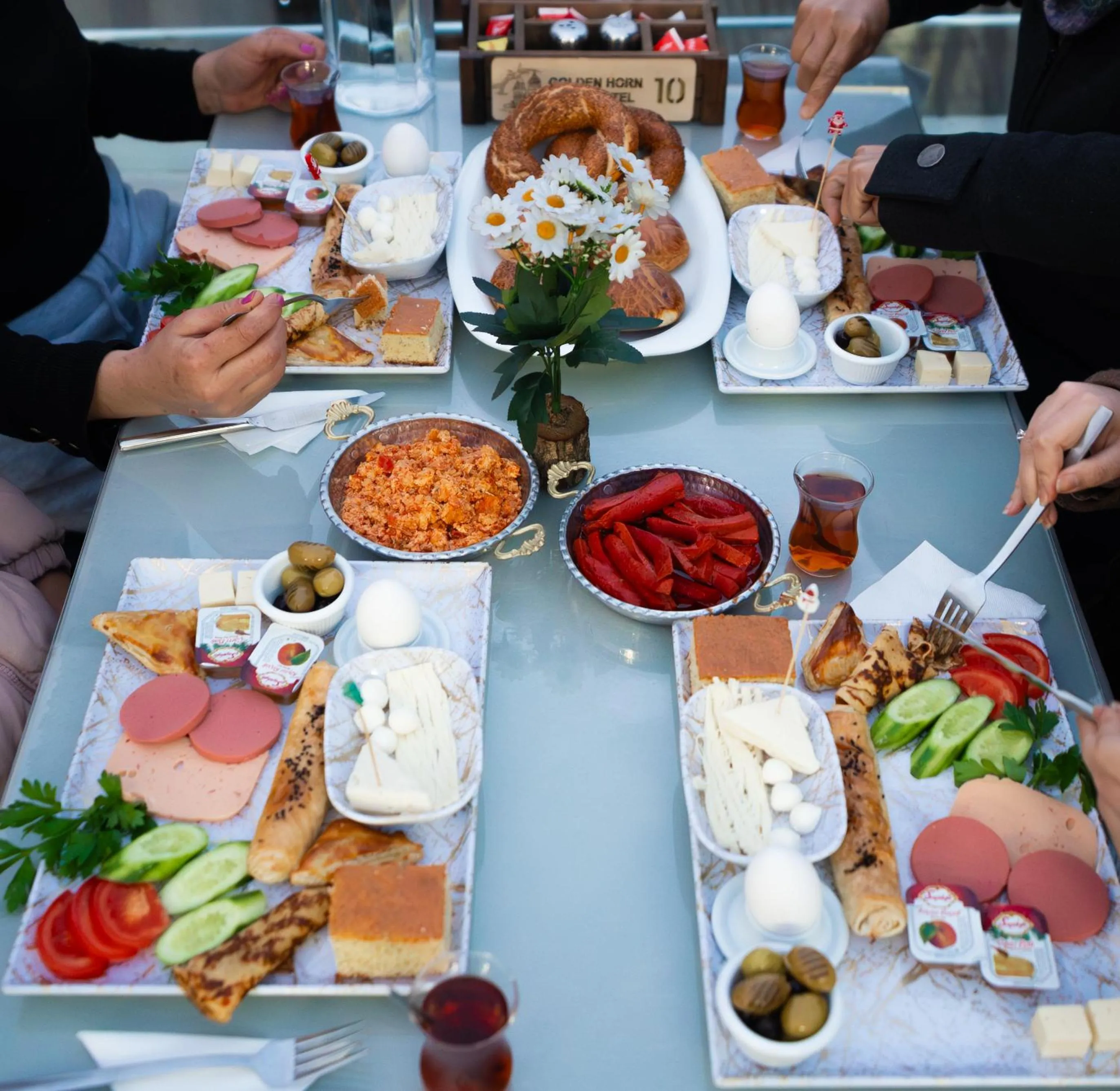 Food and drinks in Golden Horn Park Hotel