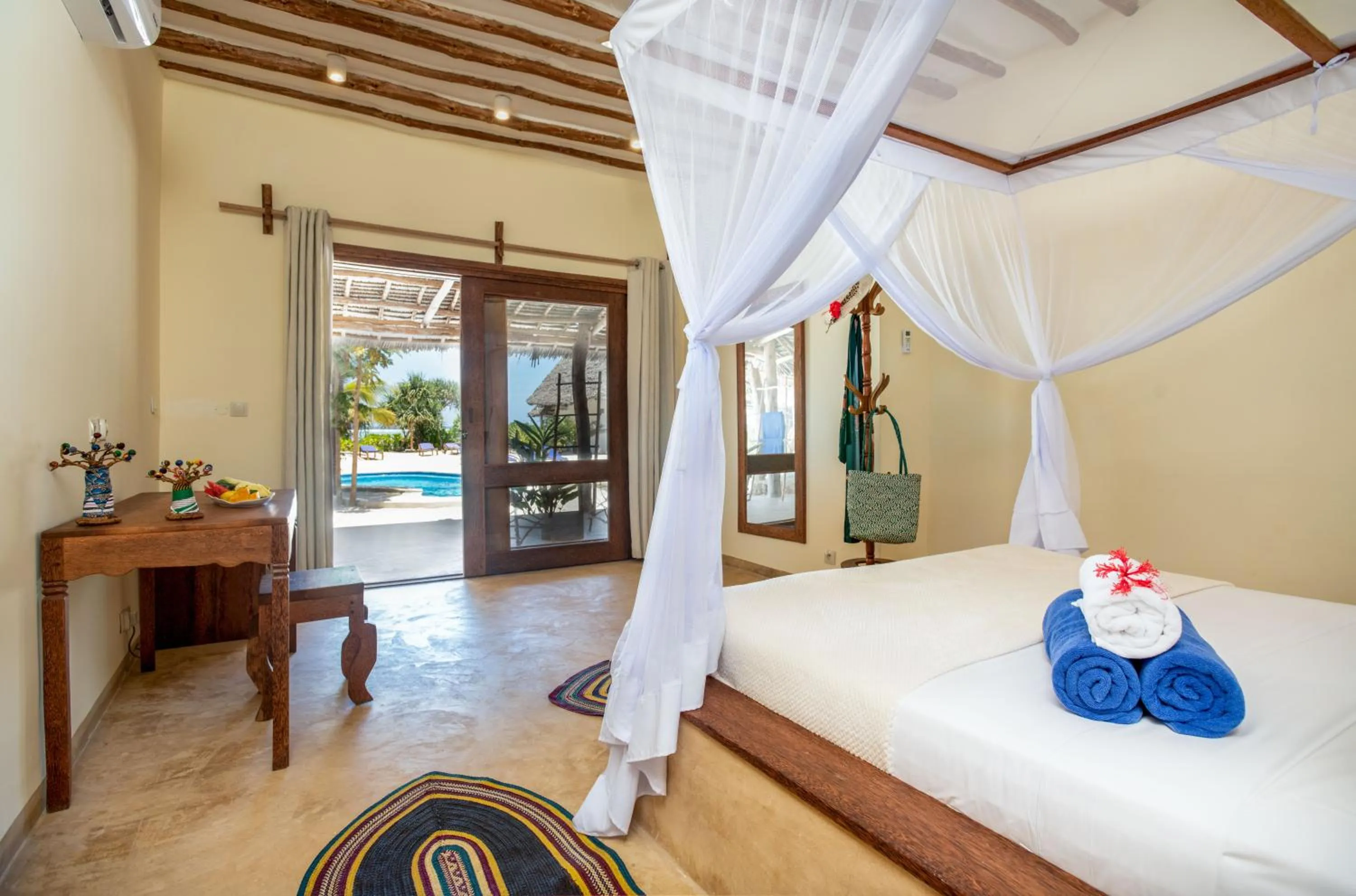 Photo of the whole room, Bed in Marafiki Beach Hotel & SPA