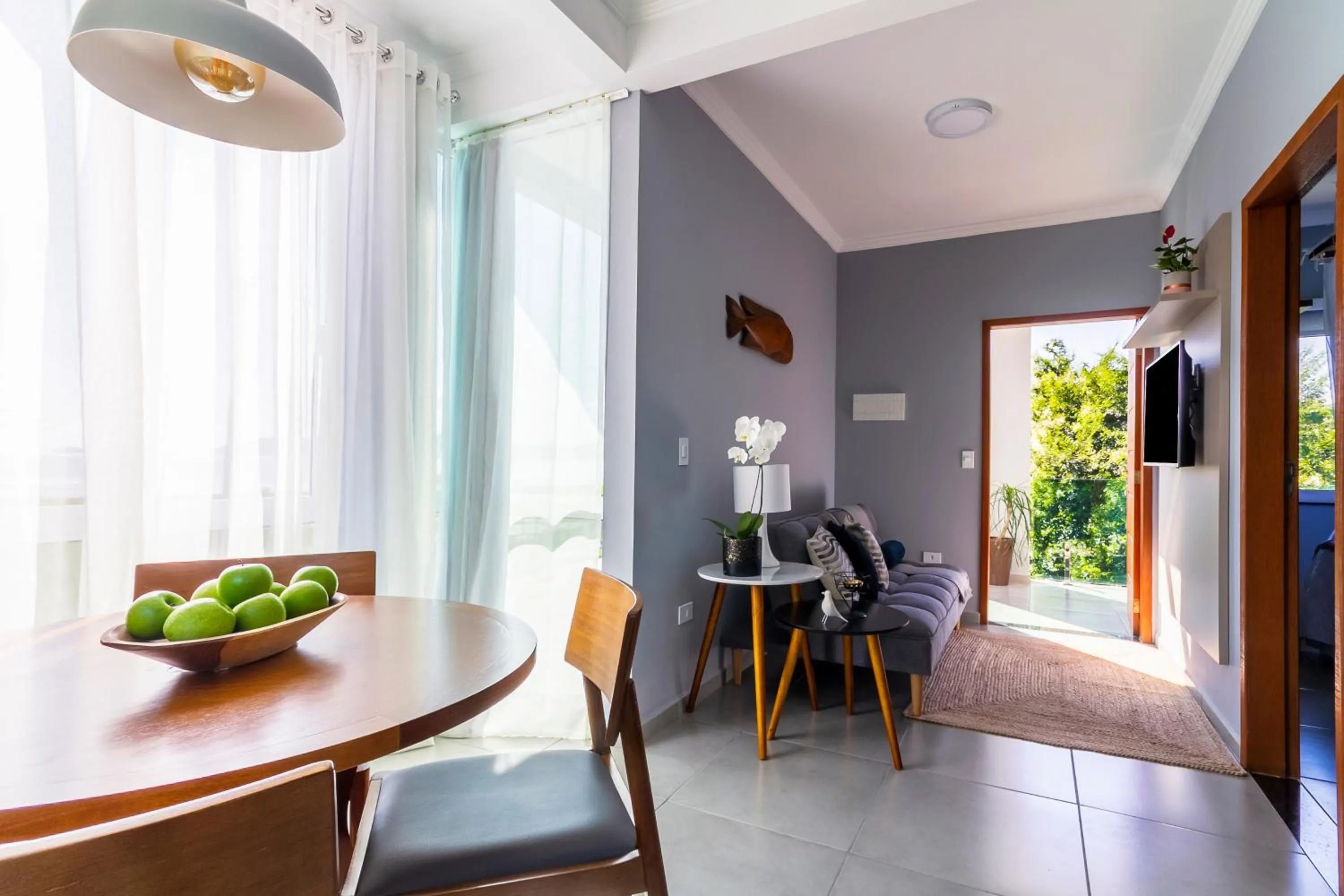 Living room in Calamar Flats Paraty